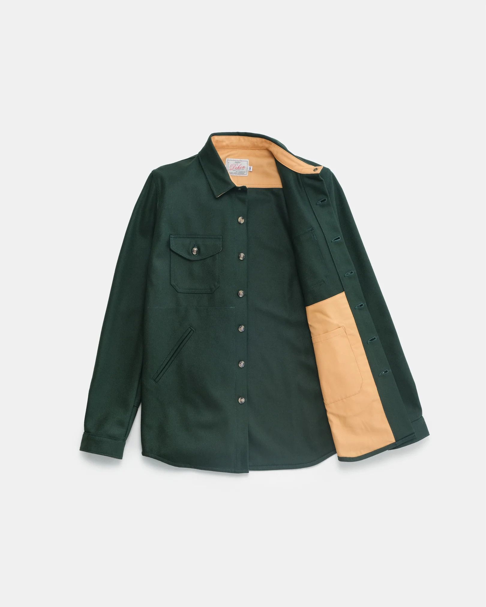 Dehen 1920 Dehen Crissman Overshirt - Pine Size US S / EU 44-46 / 1 - 2 Thumbnail