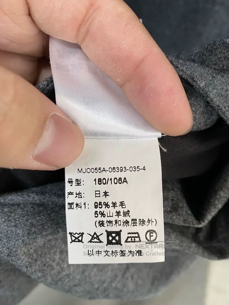 Thom Browne Thom Browne Notched Collar Single-Breasted Long-Sleeve Jac Size US XL / EU 56 / 4 - 7 Thumbnail