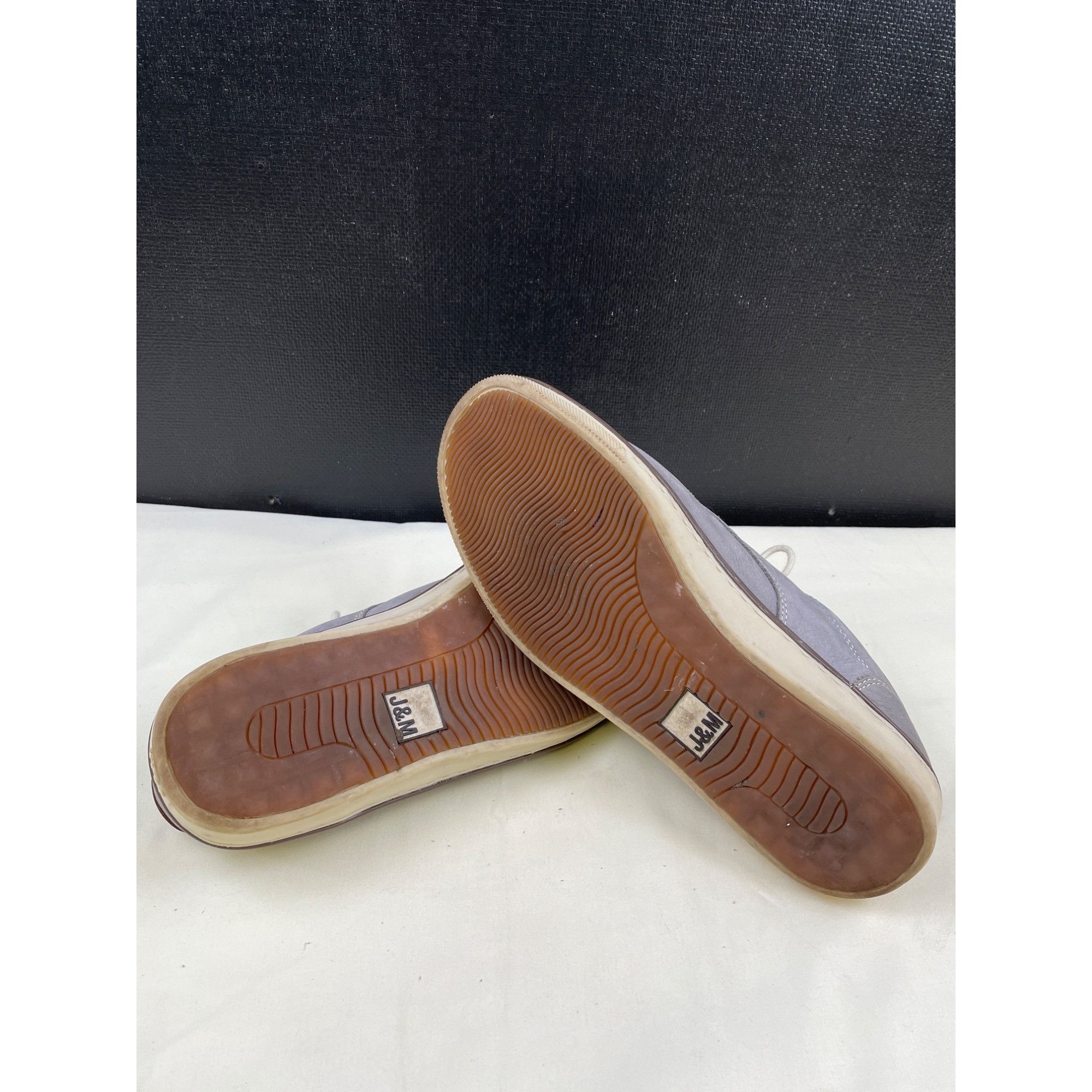 Johnston & Murphy Johnston & Murphy Men's Gray Leather Casual Shoes/Oxfords Si Size US 9.5 / EU 42-43 - 9 Thumbnail