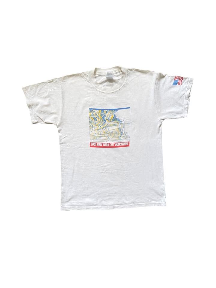 Vintage Vintage 2001 NYC Marathon Shirt Size US M / EU 48-50 / 2 - 1 Thumbnail
