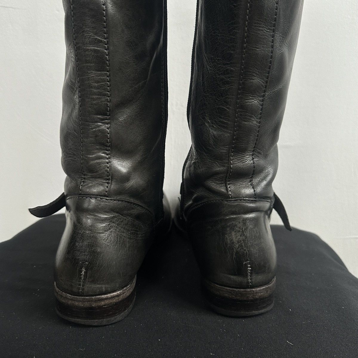 MoMA Vintage MOMA Avant-Garde Leather Hight Boots lgb guidi Size US 7 / EU 40 - 6 Thumbnail