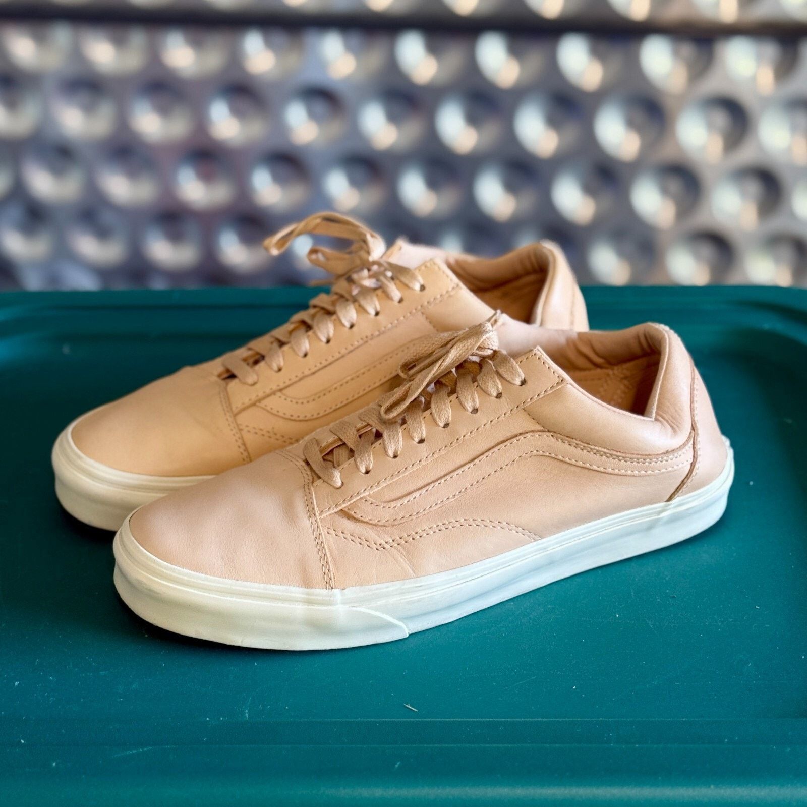Vans Vans Old Skool Tan Leather Natural Skate Men's Size 9.5 Size US 9.5 / EU 42-43 - 1 Thumbnail