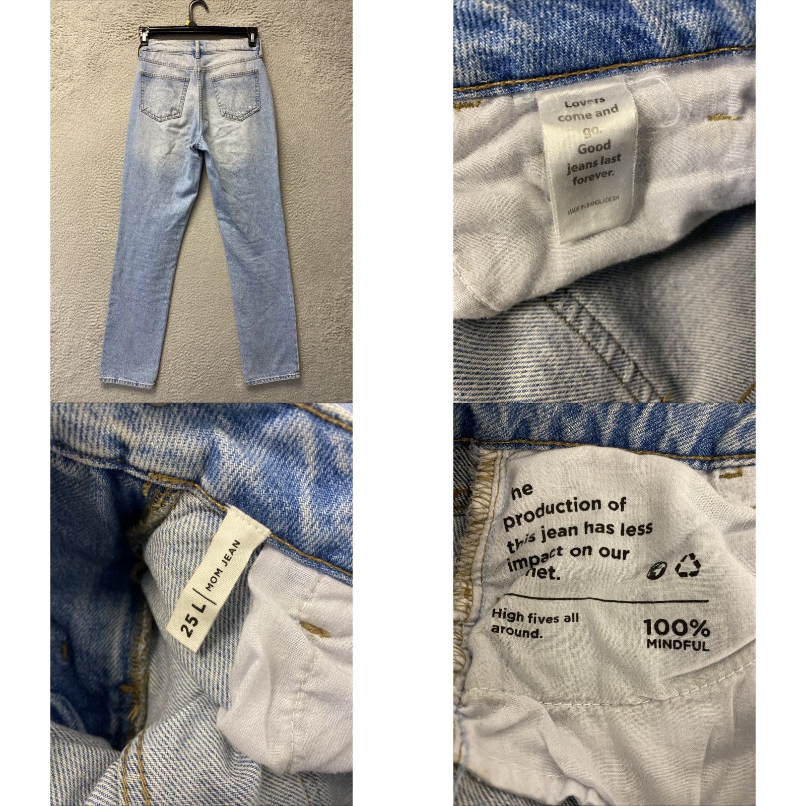 Pacsun Pacsun Women Jeans Blue 26x30 High Rise Straight 30 Inseam Regular Size 26" / US 2 / IT 38 - 8 Thumbnail