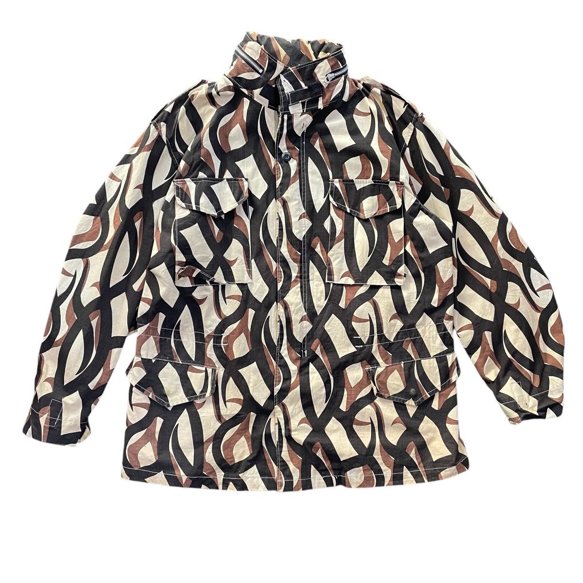 Vintage Vintage M-65 Parka Jacket Tribal Camo Bape Size US XL / EU 56 / 4 - 1 Thumbnail