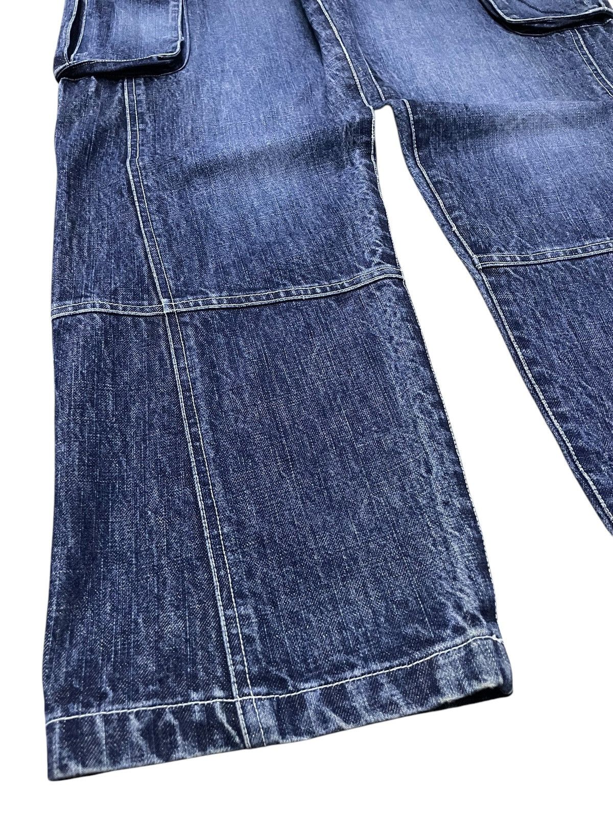 Beauty Beast × Japanese Brand TJan. Japan Panel Baggy Cargo Loose Jeans Size US 36 / EU 52 - 5 Thumbnail