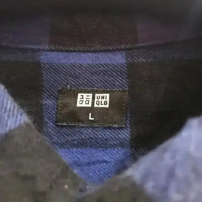 Flannel Japanese Brand Uniqlo Plaid Tartan Flannel Shirt Size US L / EU 52-54 / 3 - 4 Thumbnail