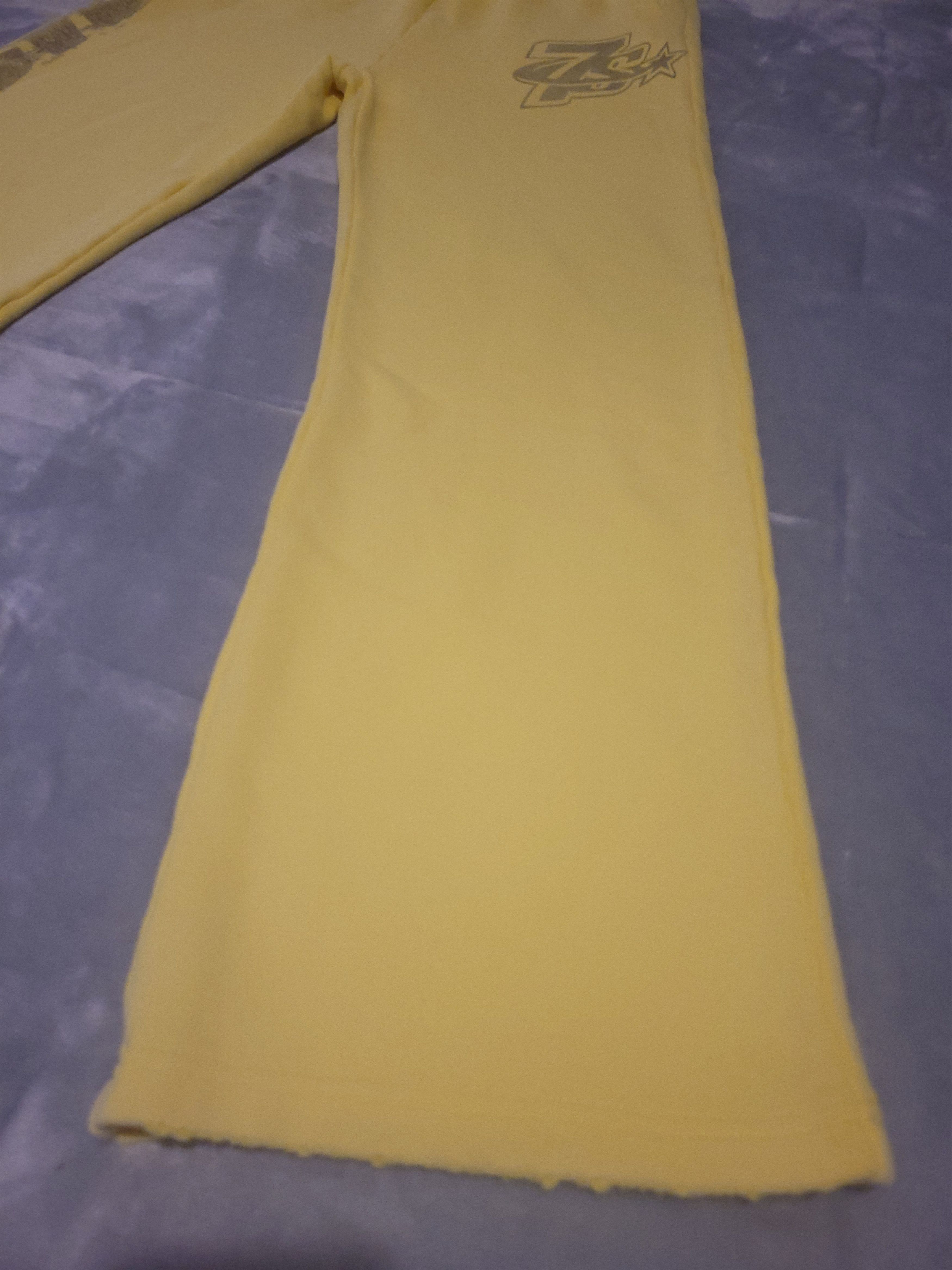 TRIPLE SEVENS Triple Sevens -Yellow Wide Leg Sweatpants- Mens Sz Med- BNWT Size US 30 / EU 46 - 6 Thumbnail