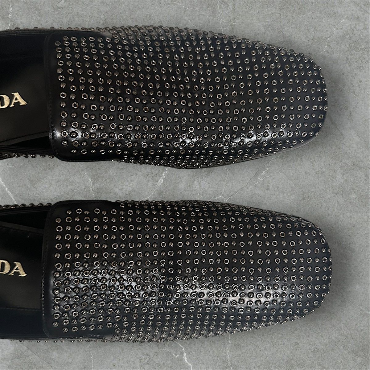 Prada Prada Studded Slip On Dress Shoes Size US 9 / EU 42 - 2 Thumbnail