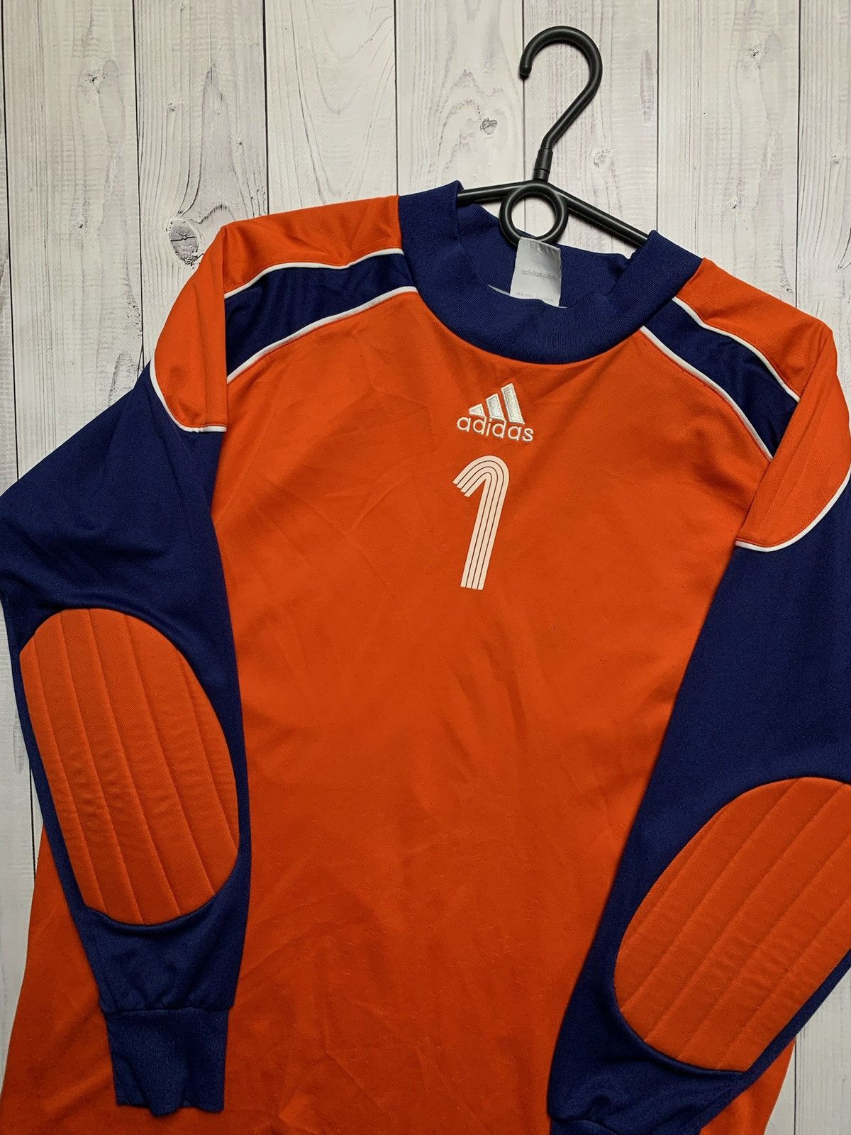 Adidas × Vintage Vintage adidas soccer jersey 1 Kahn Goalkeeper jersey rare Size US M / EU 48-50 / 2 - 3 Thumbnail