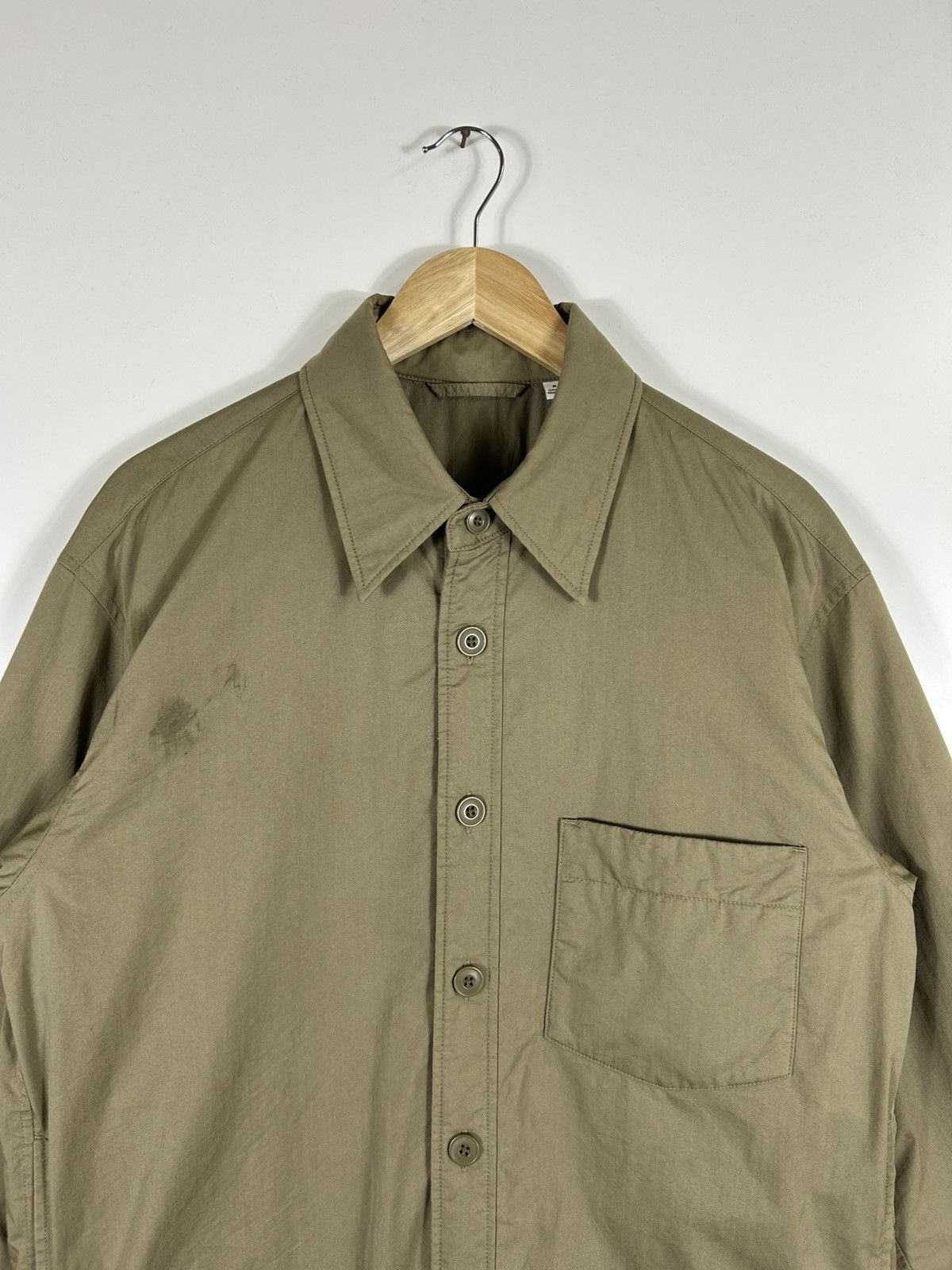 Christophe Lemaire × Lemaire × Uniqlo 🔥Lemaire Uniqlo Nylon Button Shirt Jacket Size US M / EU 48-50 / 2 - 4 Thumbnail