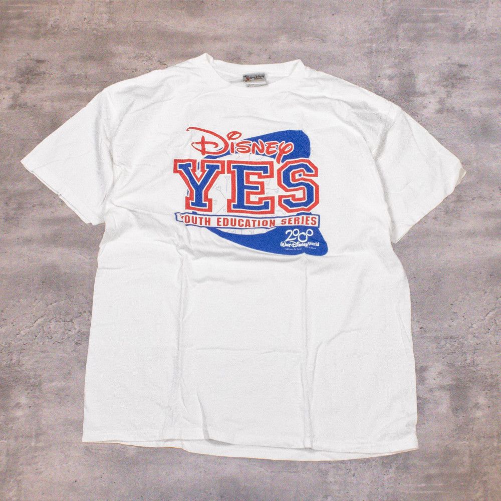 Disney × Mickey Mouse × Vintage Y2K 2000‘s Disney Youth Education Series Double Stitch Tee Size US L / EU 52-54 / 3 - 1 Thumbnail