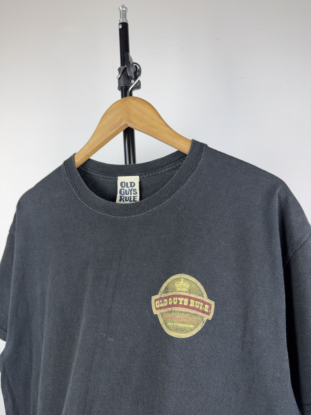 Vintage Vintage 00s Old Guys Rule “Aged to Perfection” Tee Shirt Size US L / EU 52-54 / 3 - 6 Thumbnail