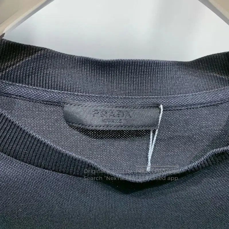 Prada Prada Black Cotton Men's T-Shirt. Size US M / EU 48-50 / 2 - 5 Thumbnail