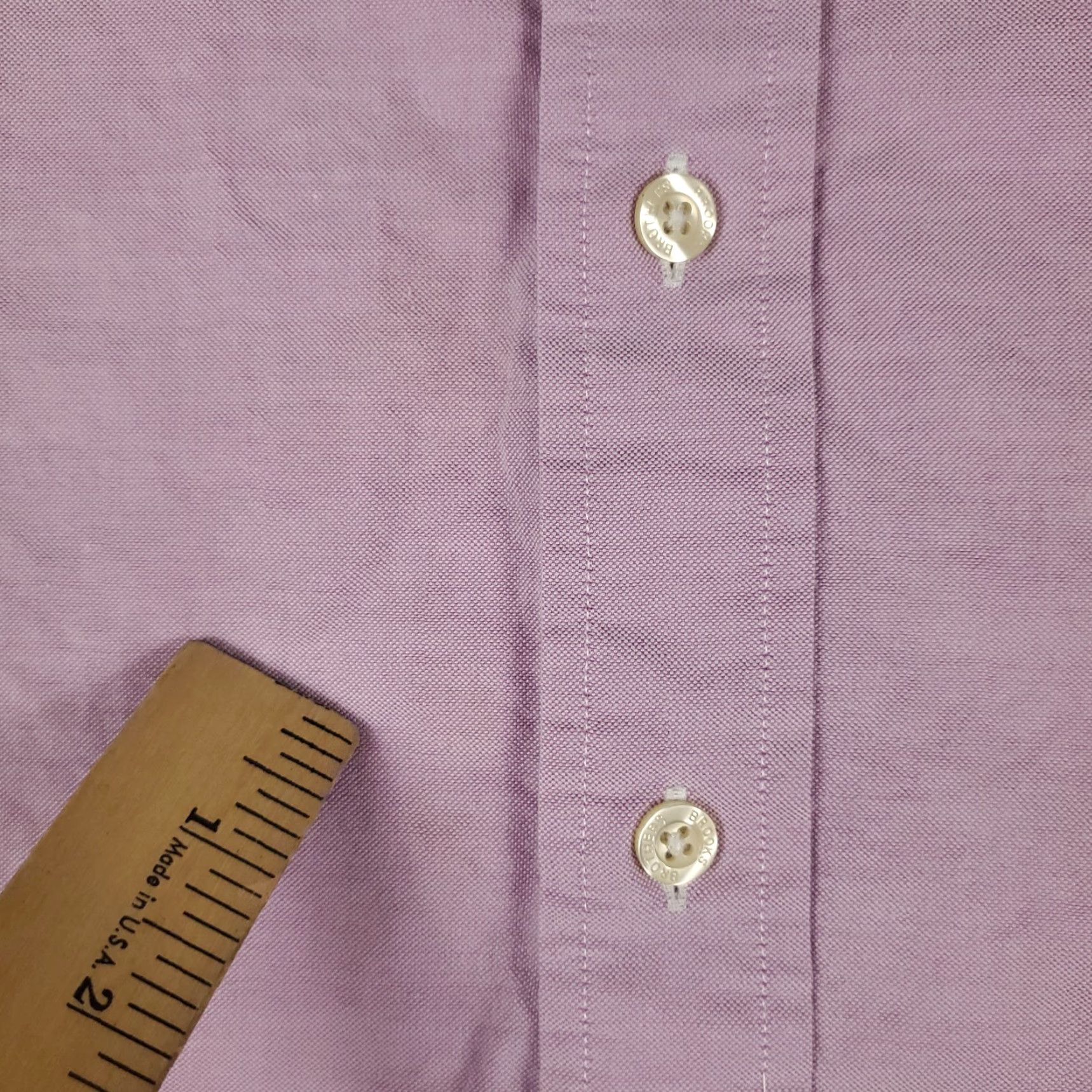 Brooks Brothers Brooks Brothers Shirt Mens Large Purple Extra Slim Fit Button Up Long Sleeve Regular Collar Down Vintage: No Size US L / EU 52-54 / 3 - 3 Thumbnail