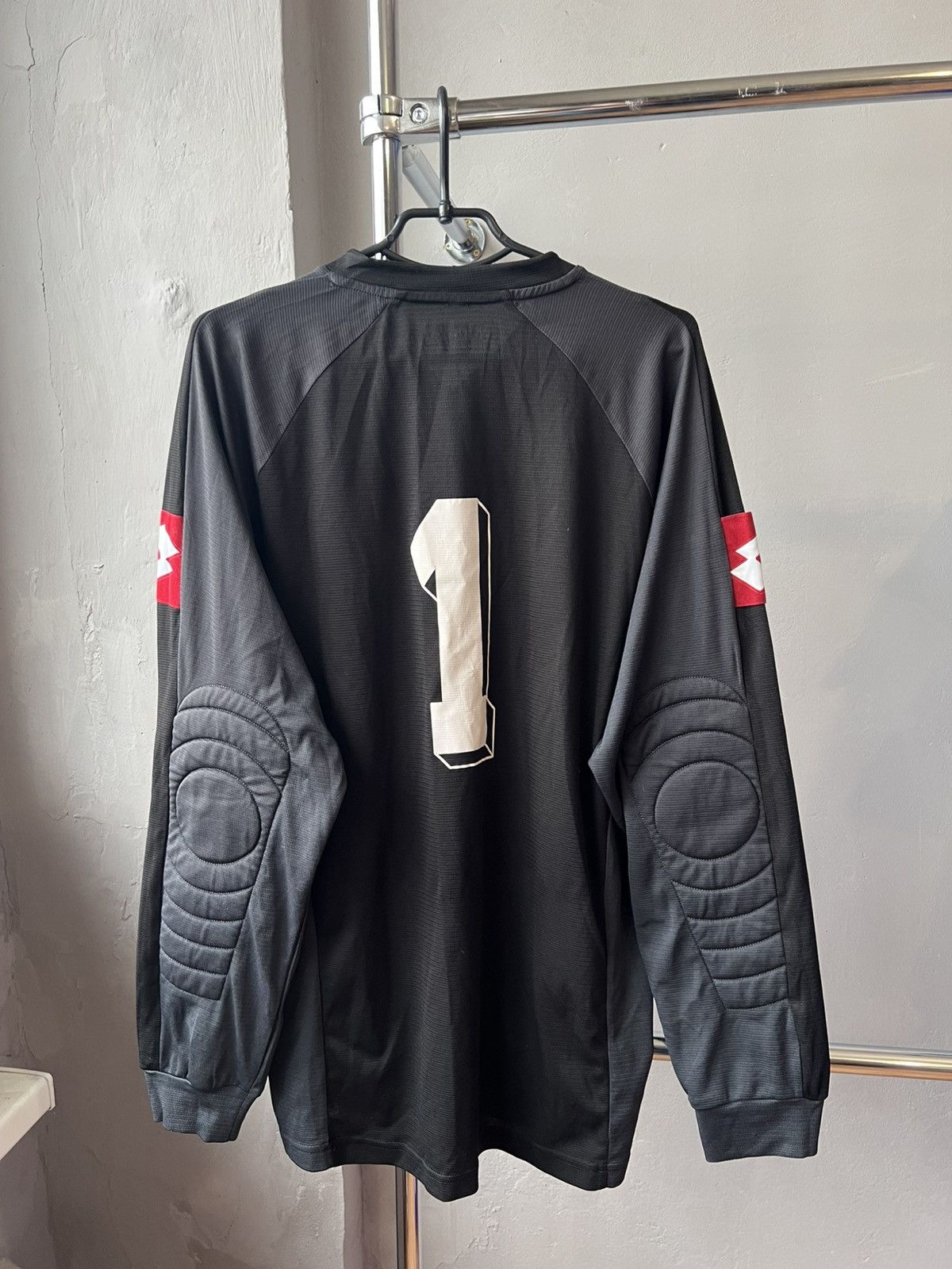 Lotto Sport 2006 FC Spartak Tyachiv Ukraine GK #1 Soccer Jersey match Size US XL / EU 56 / 4 - 15 Thumbnail