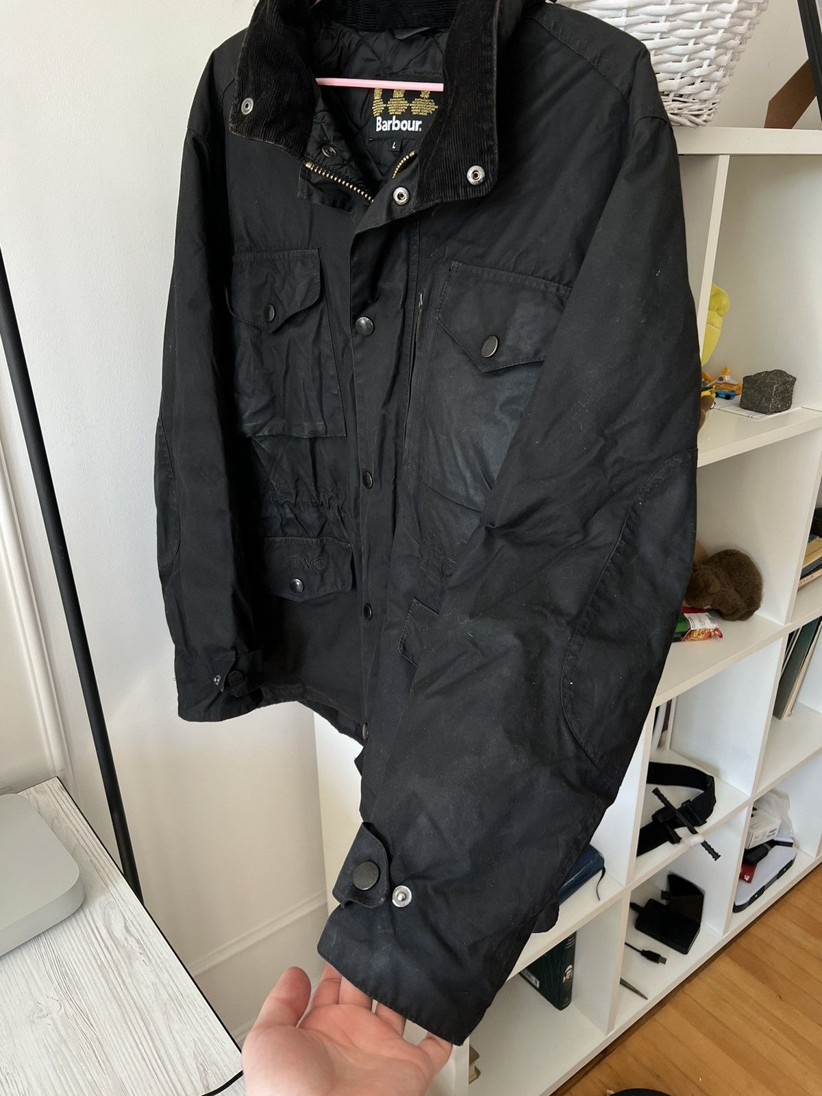 Barbour BARBOUR Sapper Wax Jacket Black Size US L / EU 52-54 / 3 - 3 Thumbnail