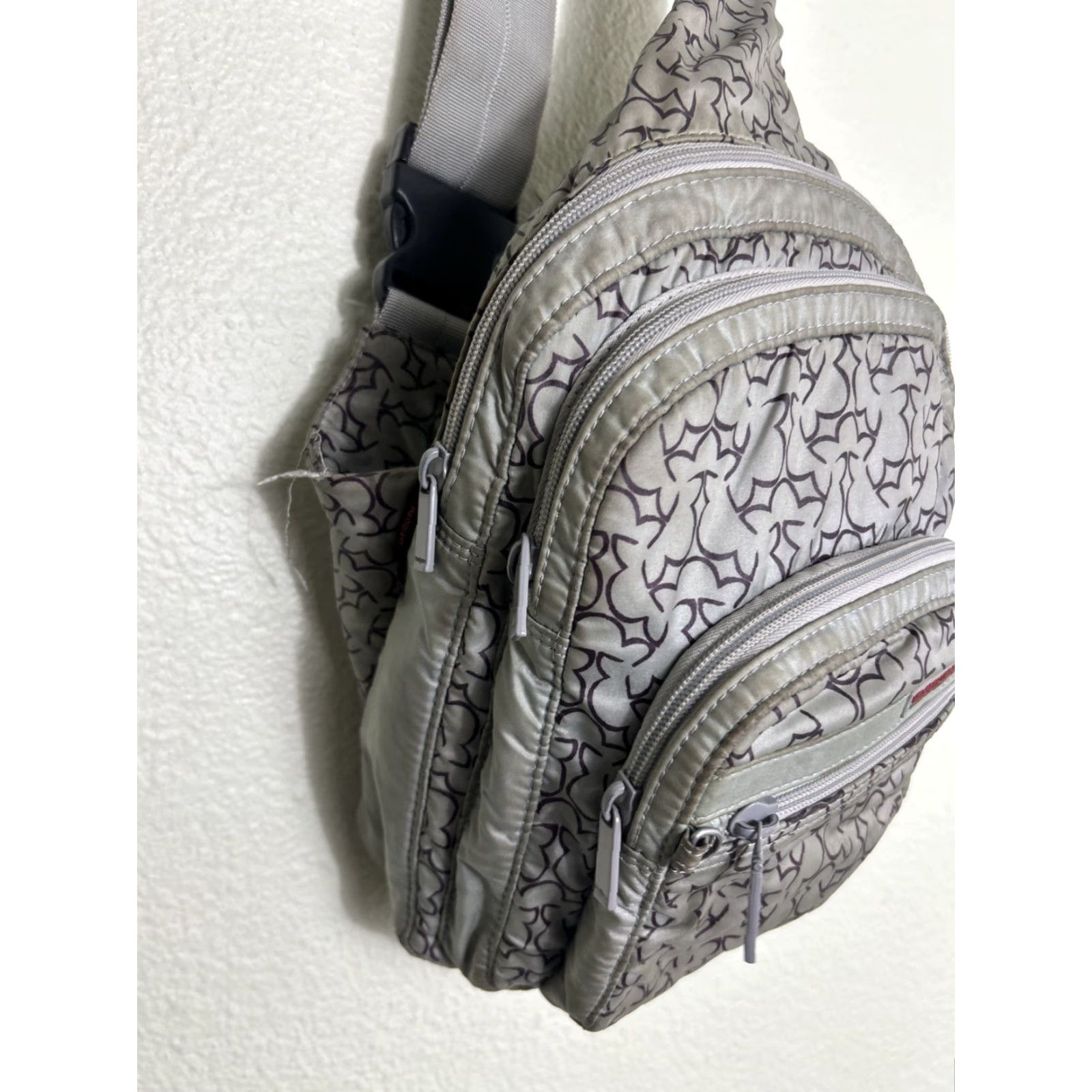 Vintage VINTAGE Hedgren Urban Crossbody Bag Small Women Gray Purple 13x8x3 Crossbody Bag 13x8x3 Purple Purple Purple Hedgren Urban Womens Size ONE SIZE - 2 Thumbnail