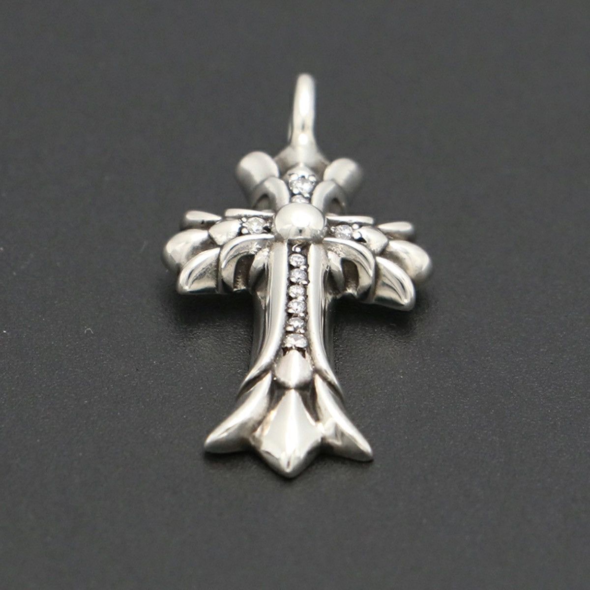 Chrome Hearts Chrome Hearts Diamond Double Ch Cross pendant necklace charm Size ONE SIZE - 5 Thumbnail