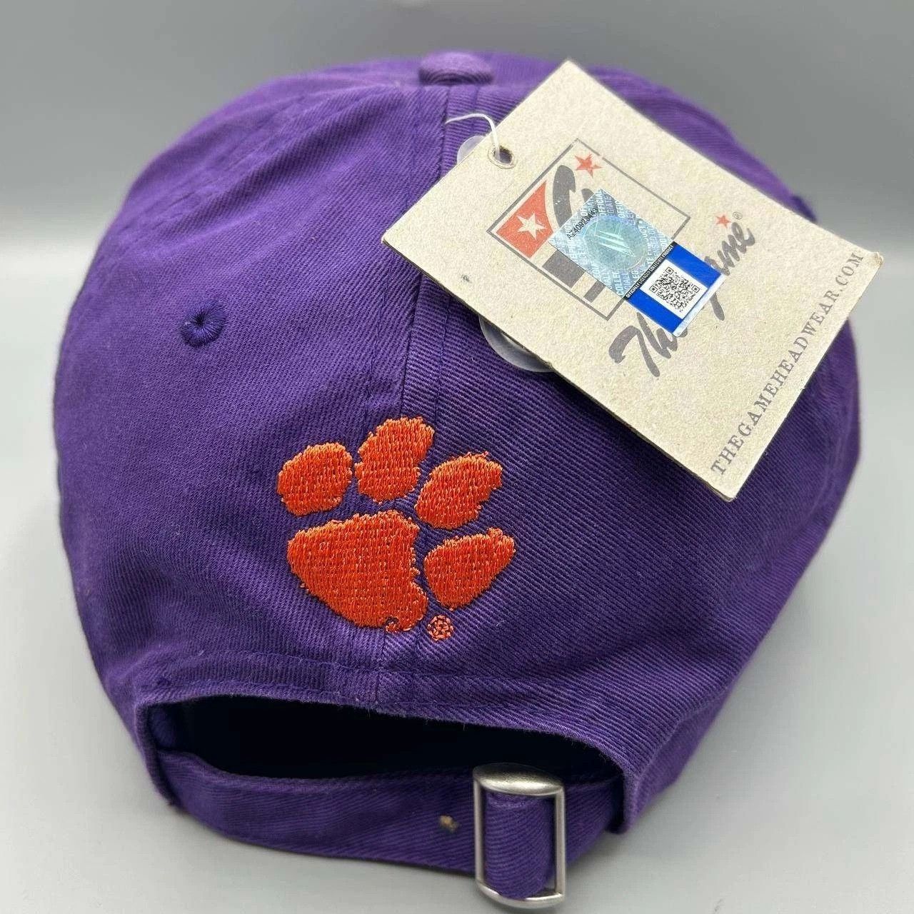 The Game Vintage Clemson Tigers Death Valley Hat Men NCAA Strap Back Size ONE SIZE - 4 Thumbnail