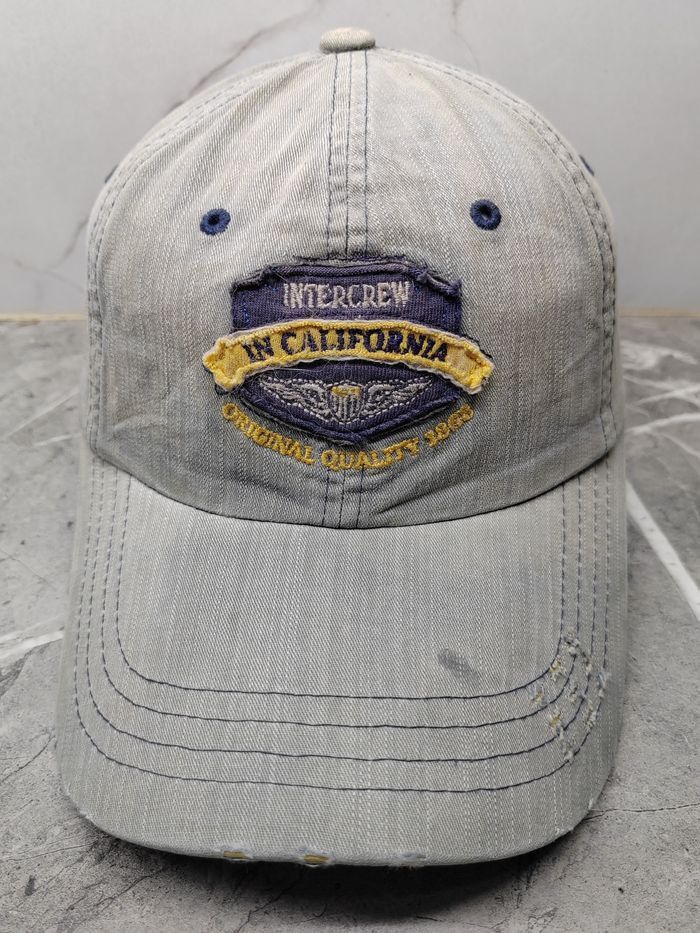 Japanese Brand Vintage Intercrew In California Distressed Style Cap Hat Size ONE SIZE - 2 Thumbnail