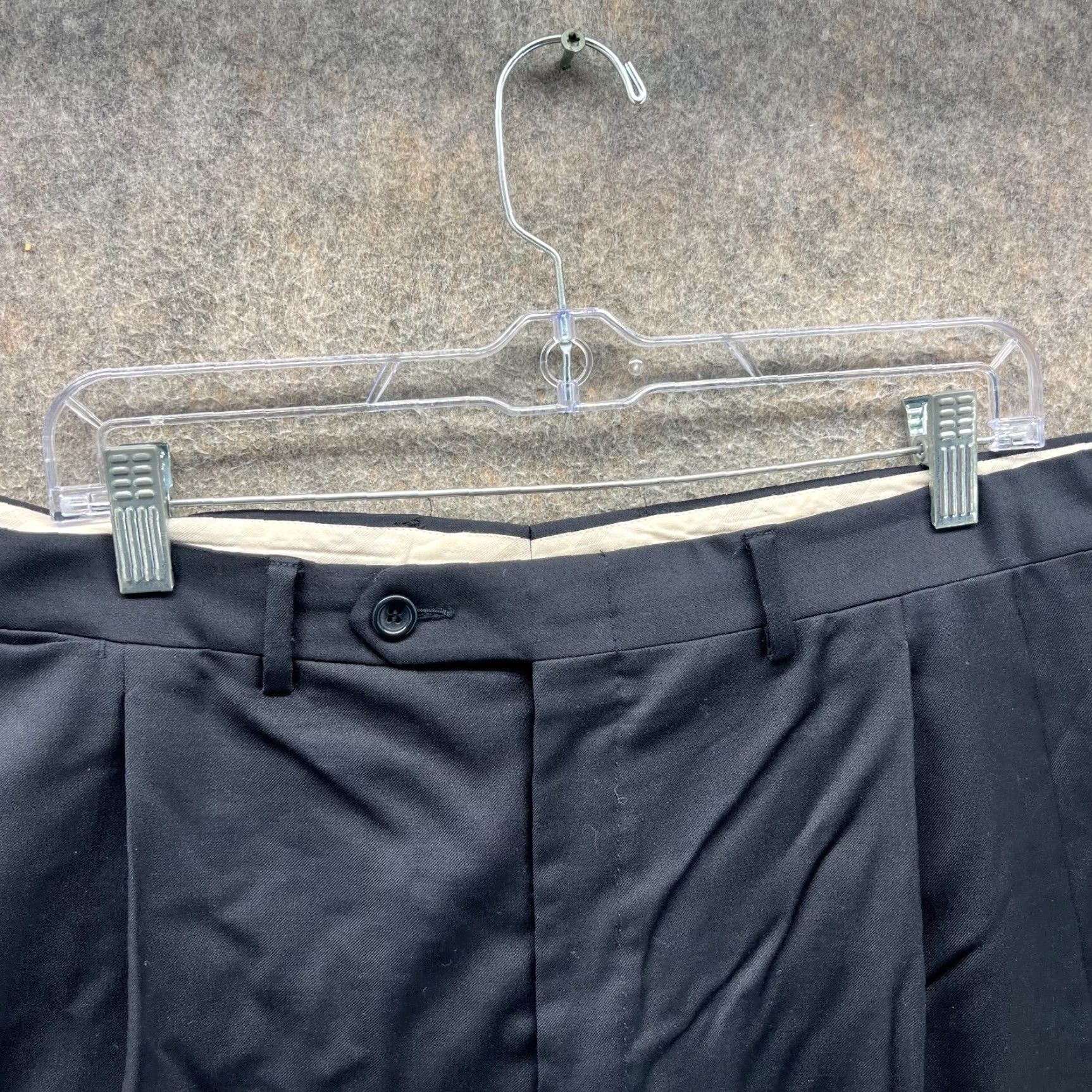 Canali Canali Dress Pants Men 38R Black Wool Pleated Front Bloomingdale’s Trousers 38US Size US 38 / EU 54 - 6 Thumbnail