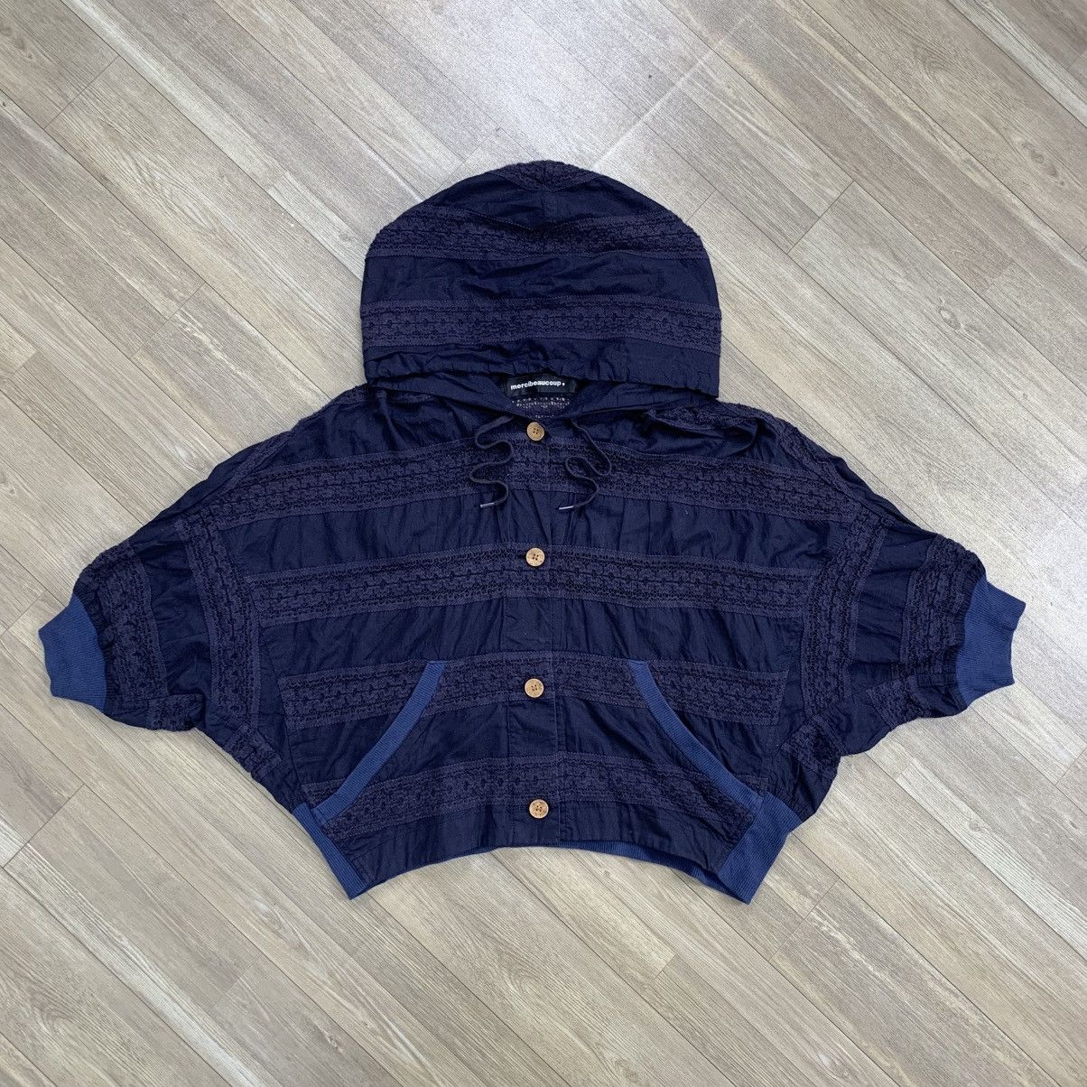 Issey Miyake Vintage Mercibeaucoup Issey Miyake Cropped Jacket Size US L / EU 52-54 / 3 - 1 Thumbnail