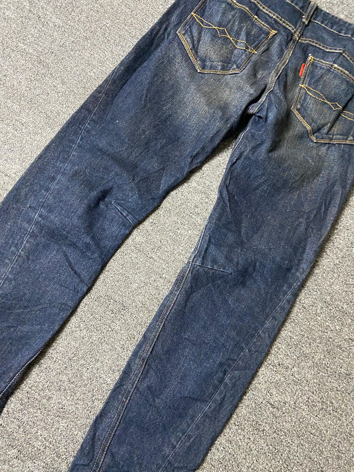 Japanese Brand Ungrid Fashion Distressed Knee Ripped Jeans (158) Size 30" / US 8 / IT 44 - 2 Thumbnail