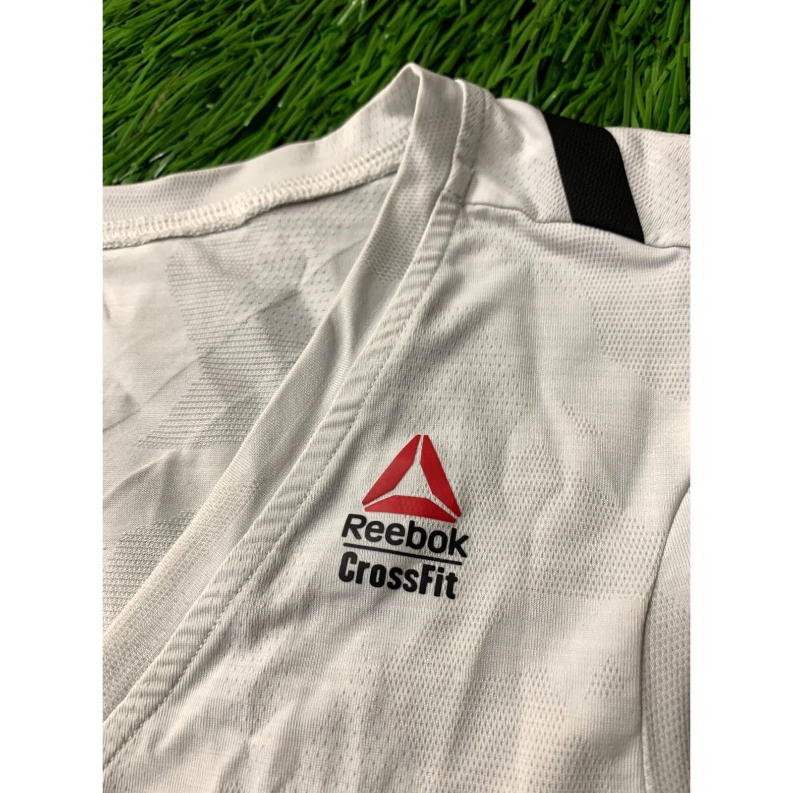 Reebok REEBOK CROSSFIT ACTIVCHILL WOMEN T-Shirt SJ/SS Jersey Size S White Black Size S / US 4 / IT 40 - 4 Thumbnail