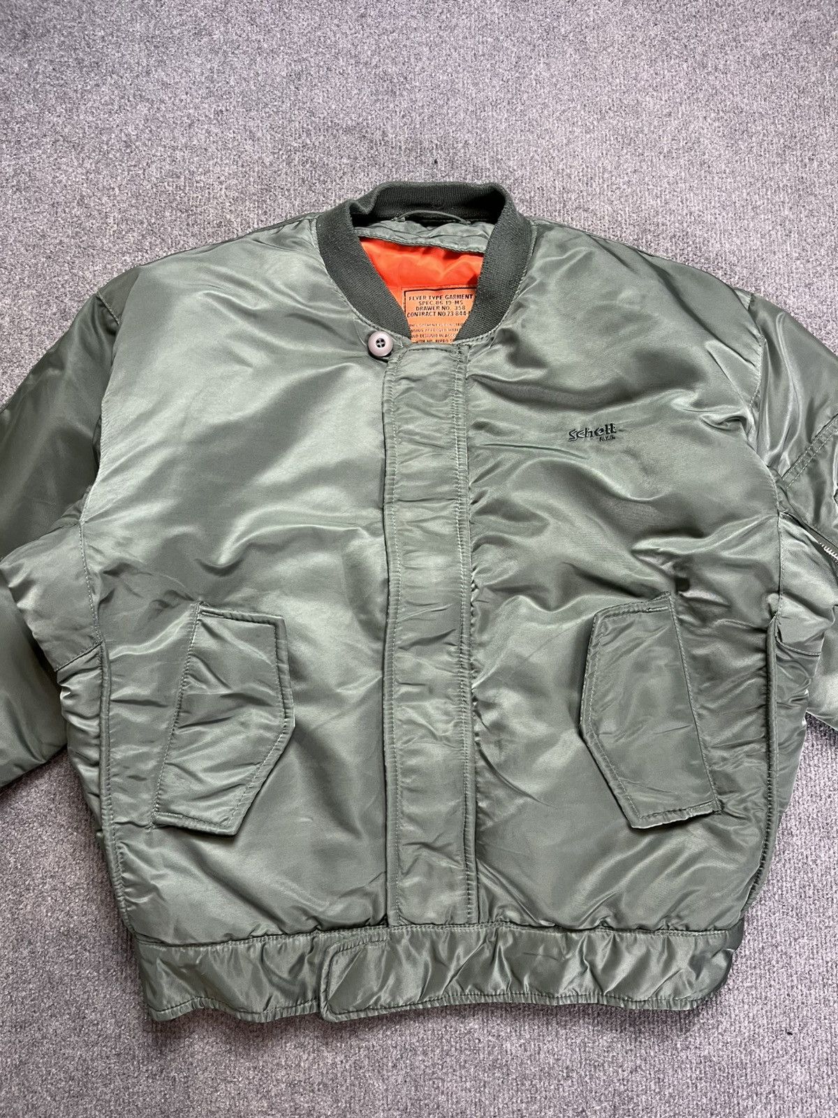 Schott Schott fly bomber type garment spec. 86 19-MS Size US M / EU 48-50 / 2 - 3 Thumbnail