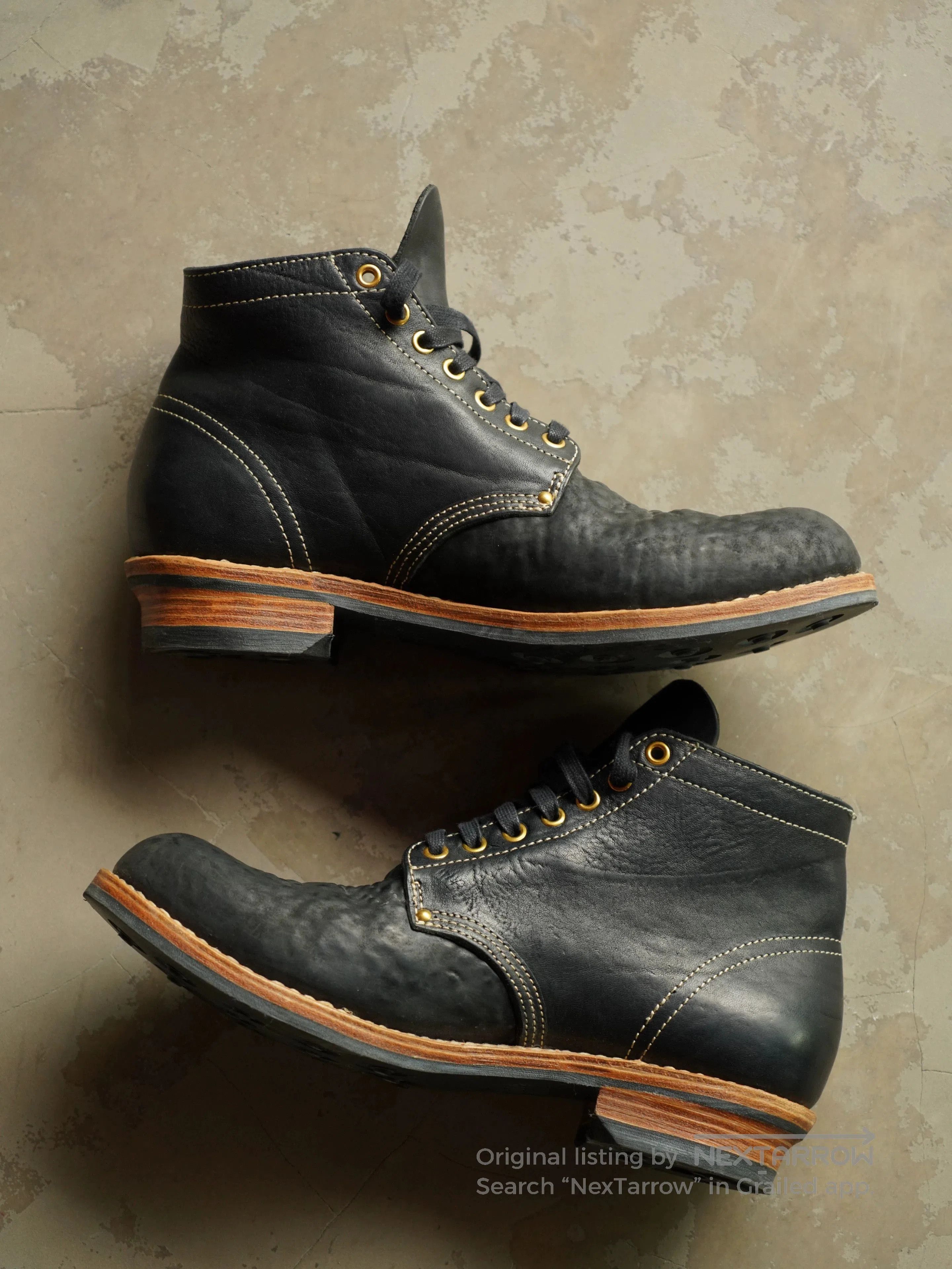 Visvim visvim brigadier boots folk black leather. Size US 12 / EU 45 - 1 Thumbnail