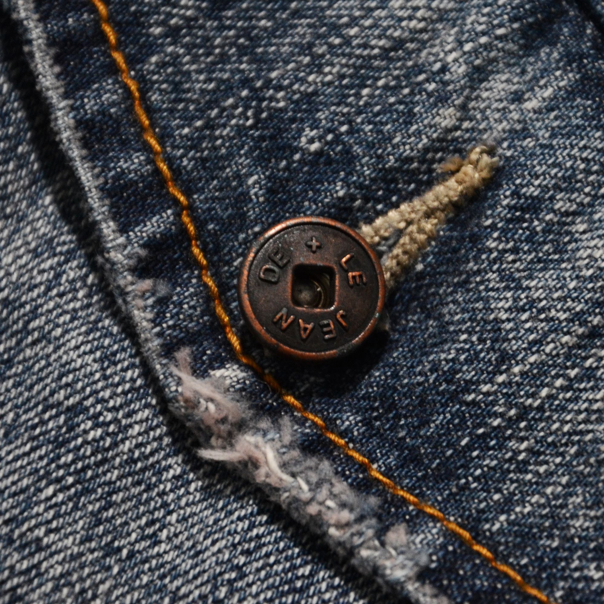 Marithe + Francois Girbaud [Hole Defects] Marithe Francois Girbaud Jeans SPFY2601DP10 Size US 34 / EU 50 - 10 Thumbnail