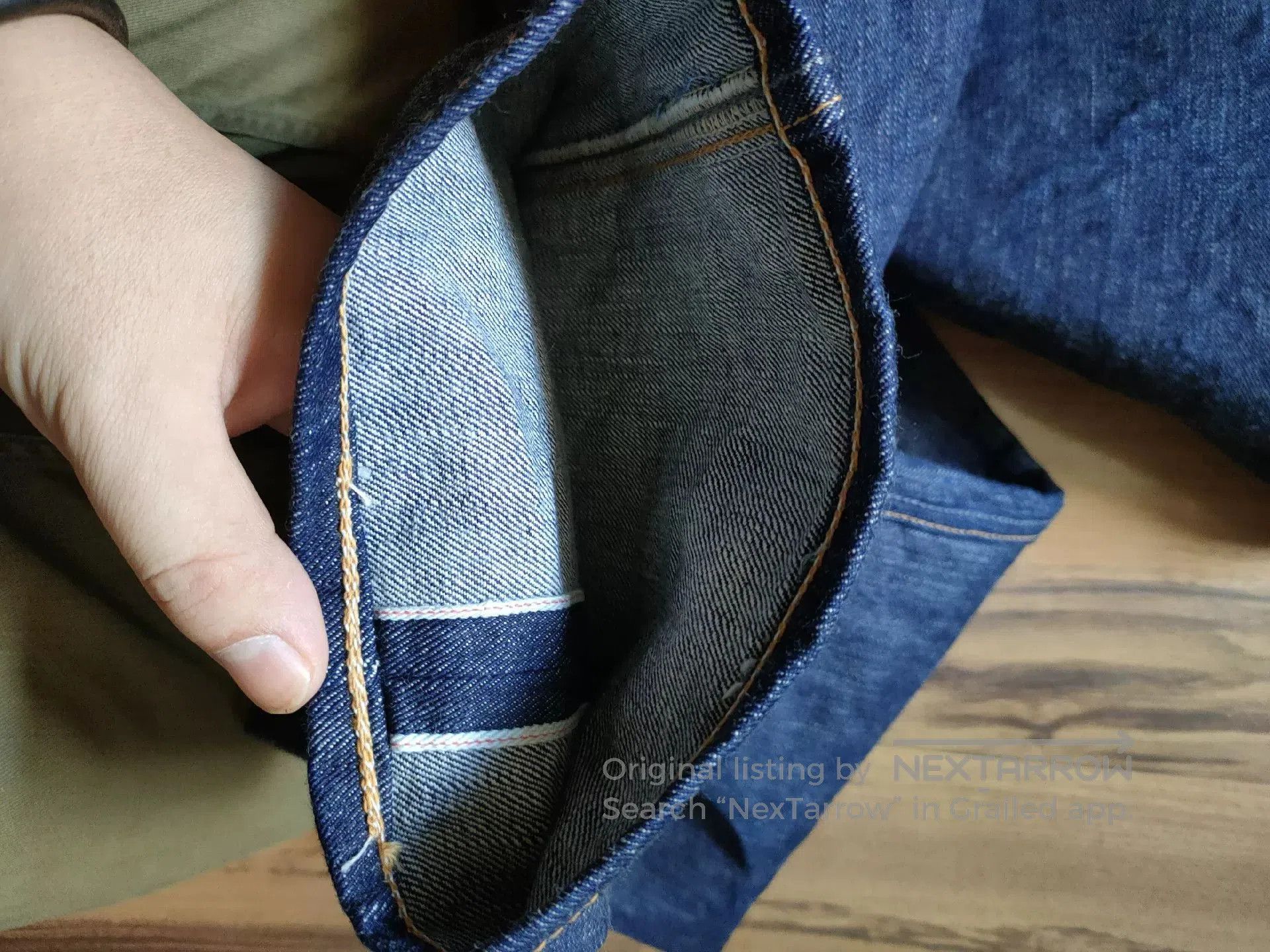 The Real McCoy's dark blue denim cowboy pants for men. Size US 30 / EU 46 - 9 Thumbnail