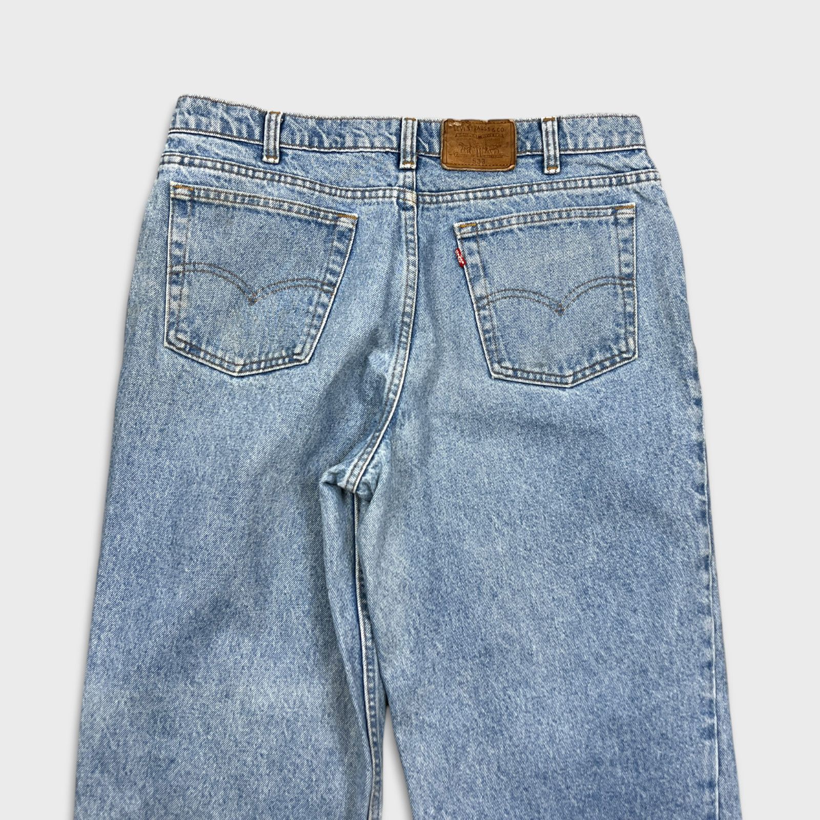 Levi's × Vintage Vintage Levi's 533 Jeans 34x31 Relaxed Fit 90s Denim Pants Size US 34 / EU 50 - 7 Thumbnail