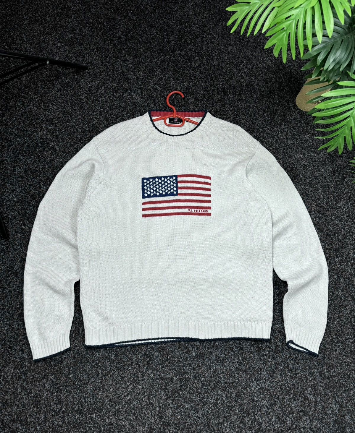 U.S. Polo Assn. Polo Ralph Lauren Vintage Sweater USA 🇺🇸 Logo 90s Size Xxl Size US XXL / EU 58 / 5 - 2 Thumbnail