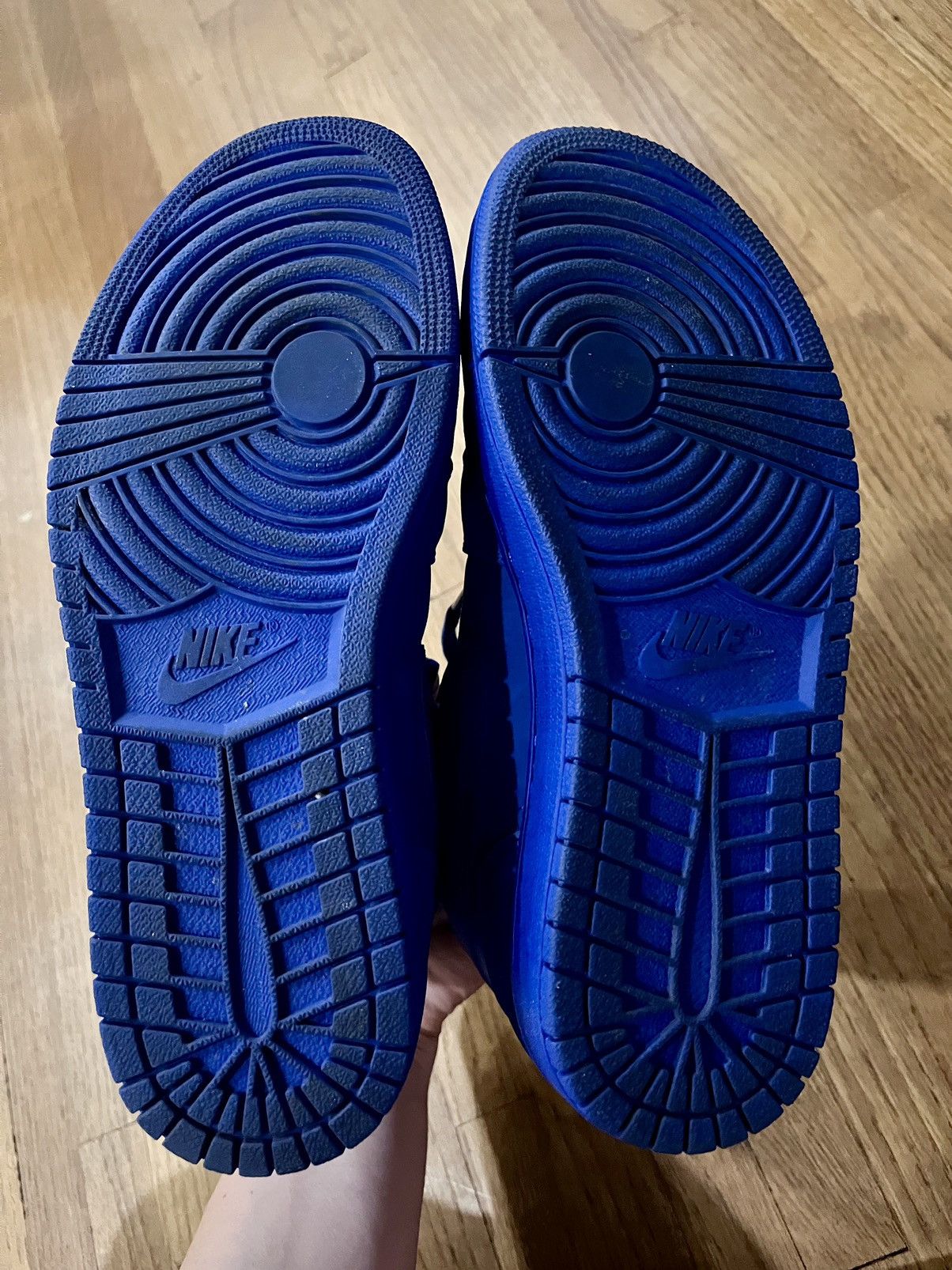 Nike Nike Jordan 1 Retro High Suede Blue Size US 10 / IT 40 - 8 Thumbnail