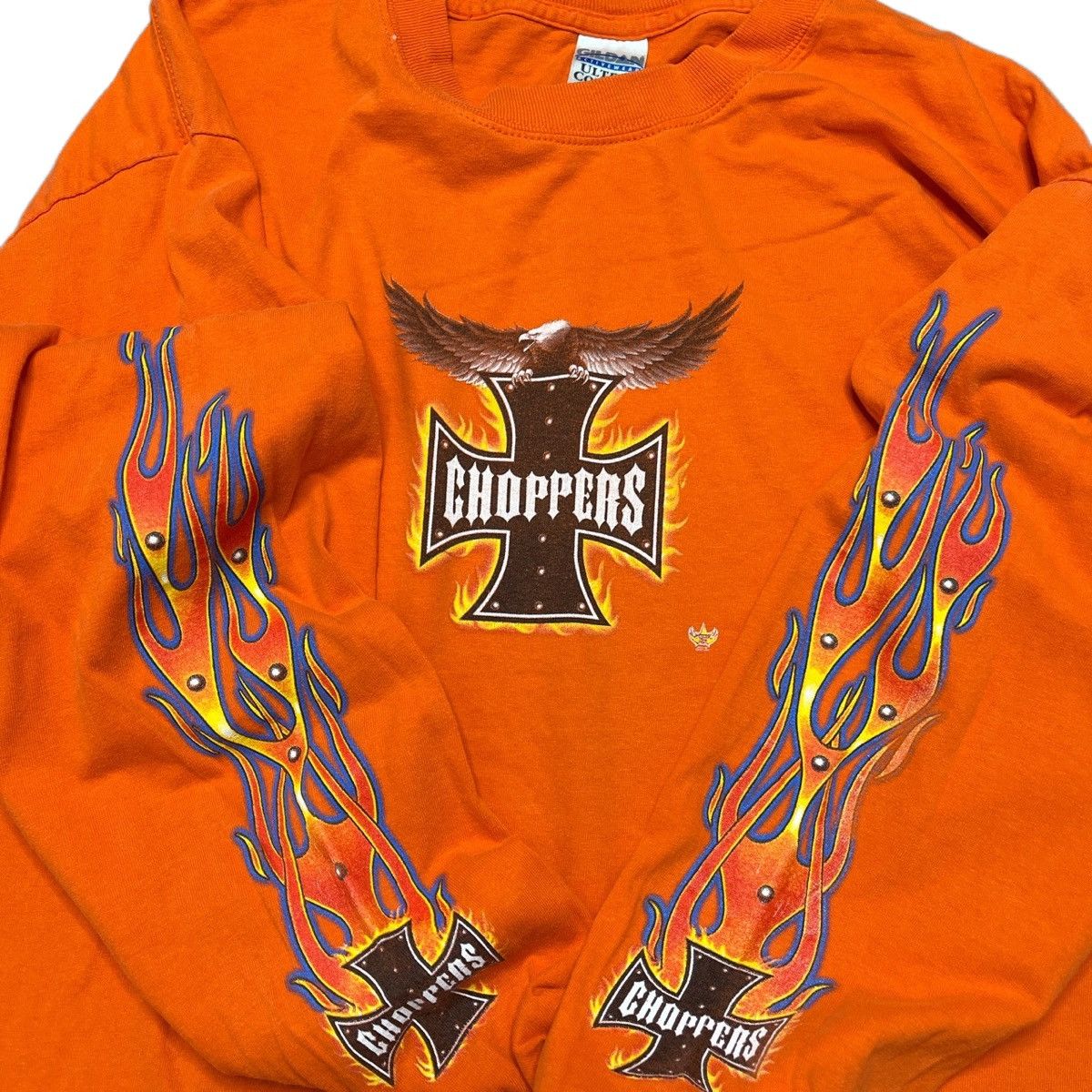 Vintage orange county choppers longsleeve fire tshirt