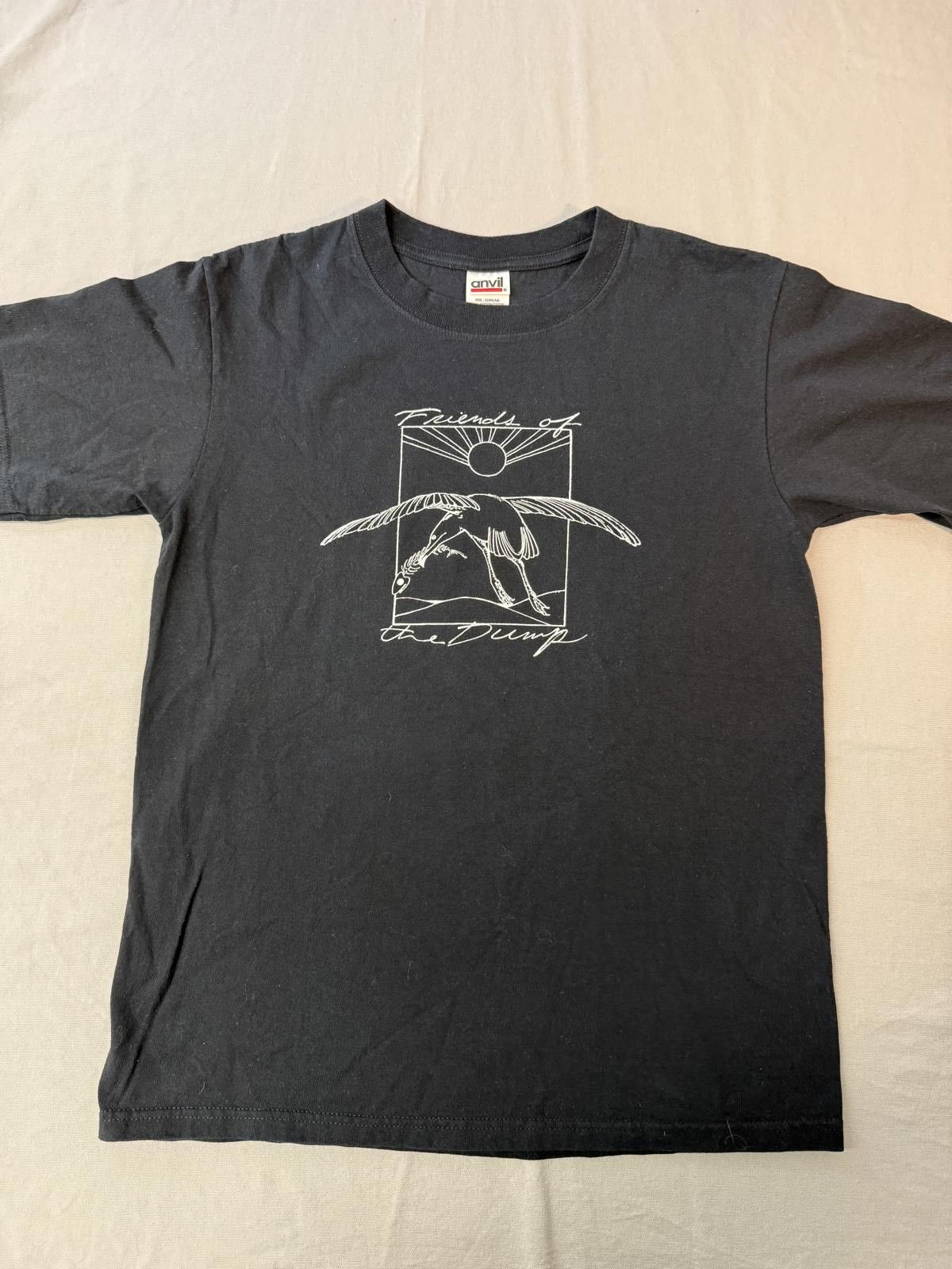 Anvil Y2k Friends of the Dump T-shirt Art Bird Dead Fish - S Size US S / EU 44-46 / 1 - 1 Thumbnail