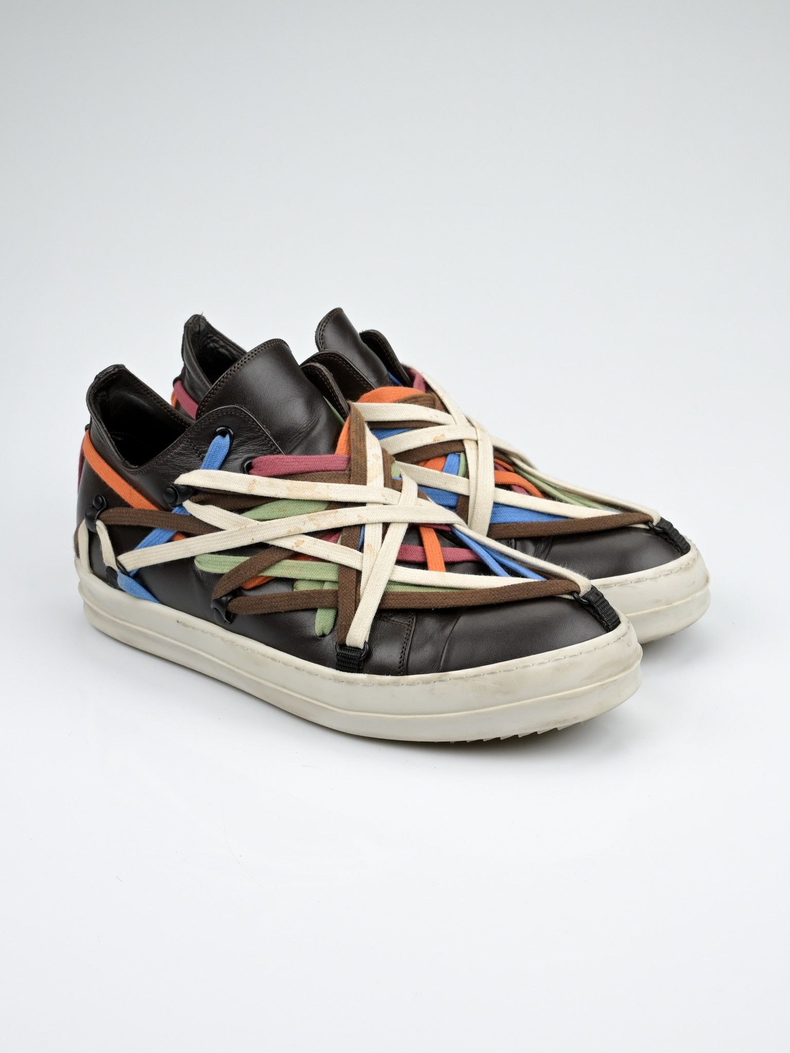Rick Owens Multicolor Megalace Ramones Size US 9.5 / EU 42-43 - 1 Thumbnail
