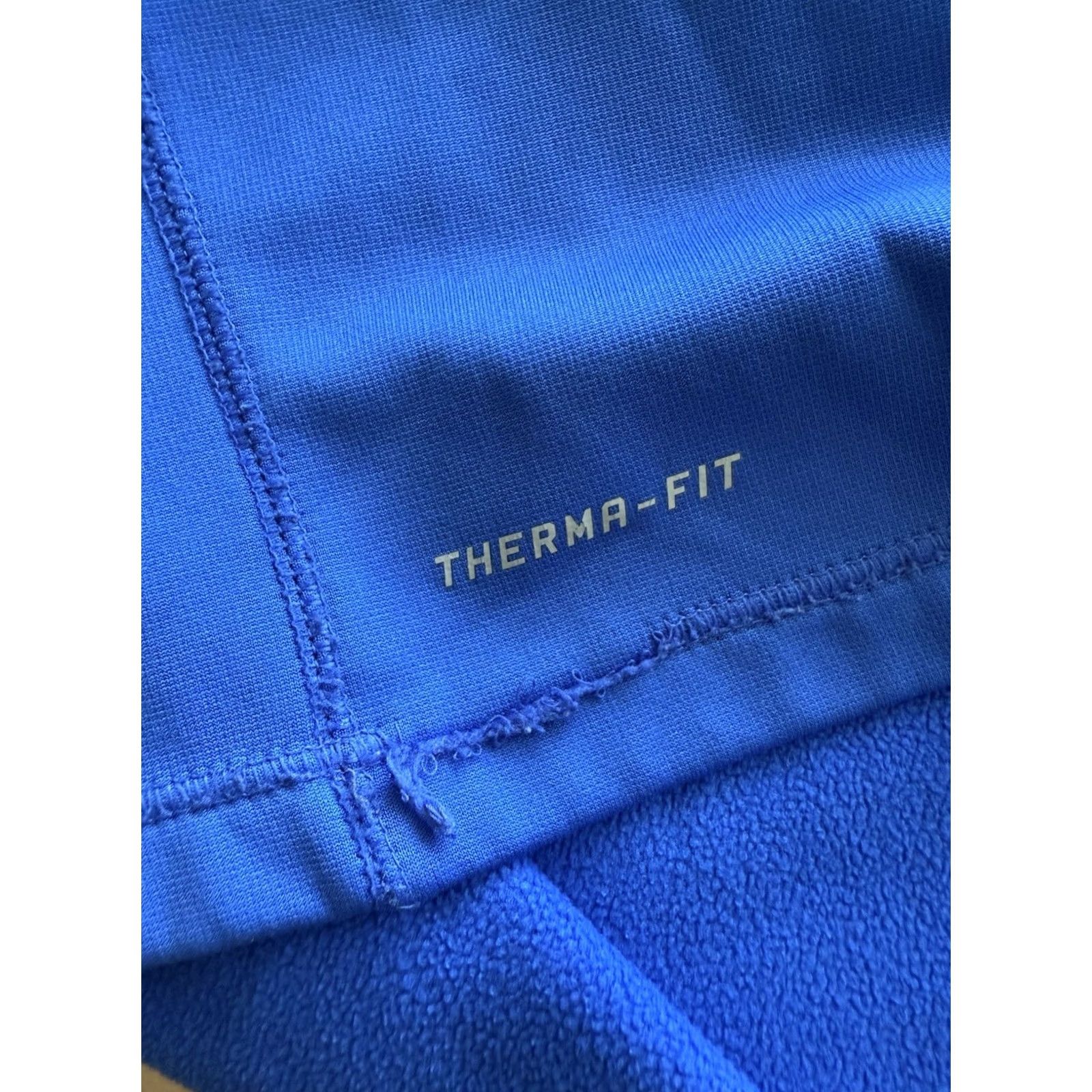 Nike Nike Therma Fit Training Pullover 1/4 Zip Hooded Sportswear Hoodie Men XL Blue Size US XL / EU 56 / 4 - 5 Thumbnail