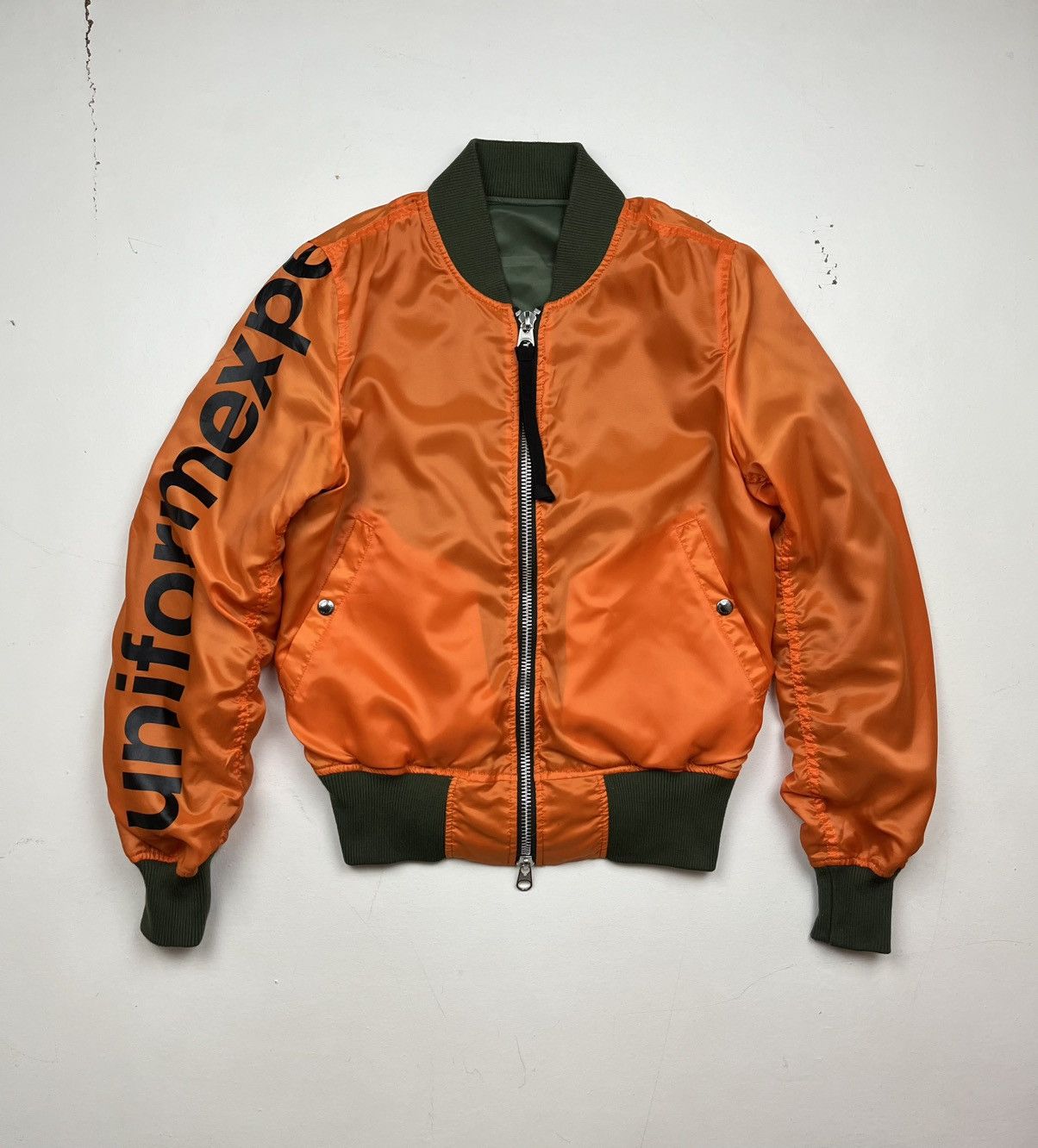 uniform experiment Uniform Experiment 19SS Graffiti Reversible MA-1 Jacket Size US XS / EU 42 / 0 - 16 Thumbnail