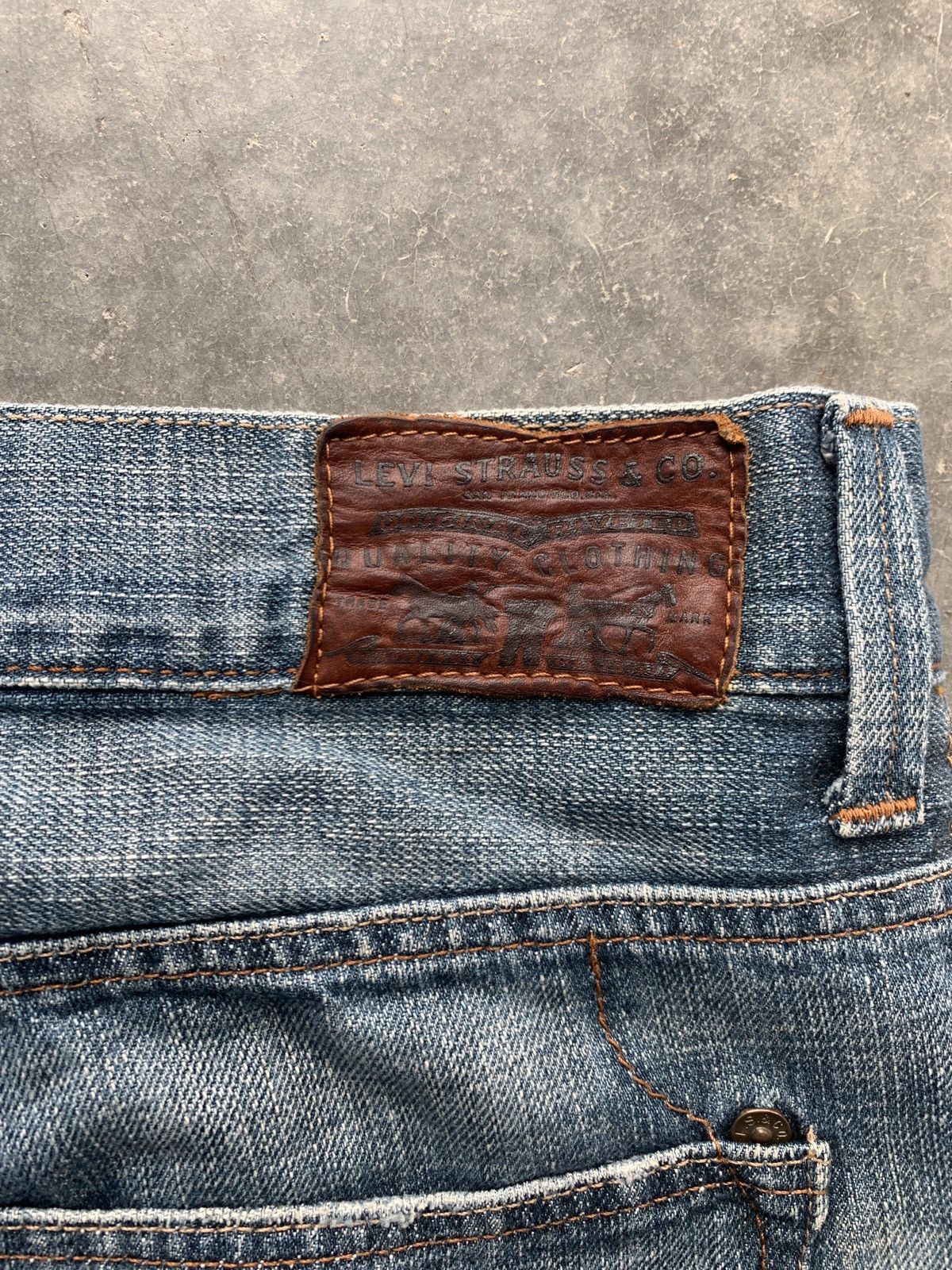 Levi's Crazy Vintage Y2K Levi’s Low Loose Fit Jeans Baggy Skater Size US 36 / EU 52 - 7 Thumbnail