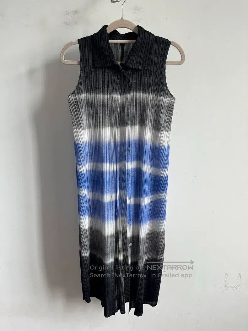 Issey Miyake Issey Miyake Color Block Dress Size L / US 10 / IT 46 - 1 Thumbnail