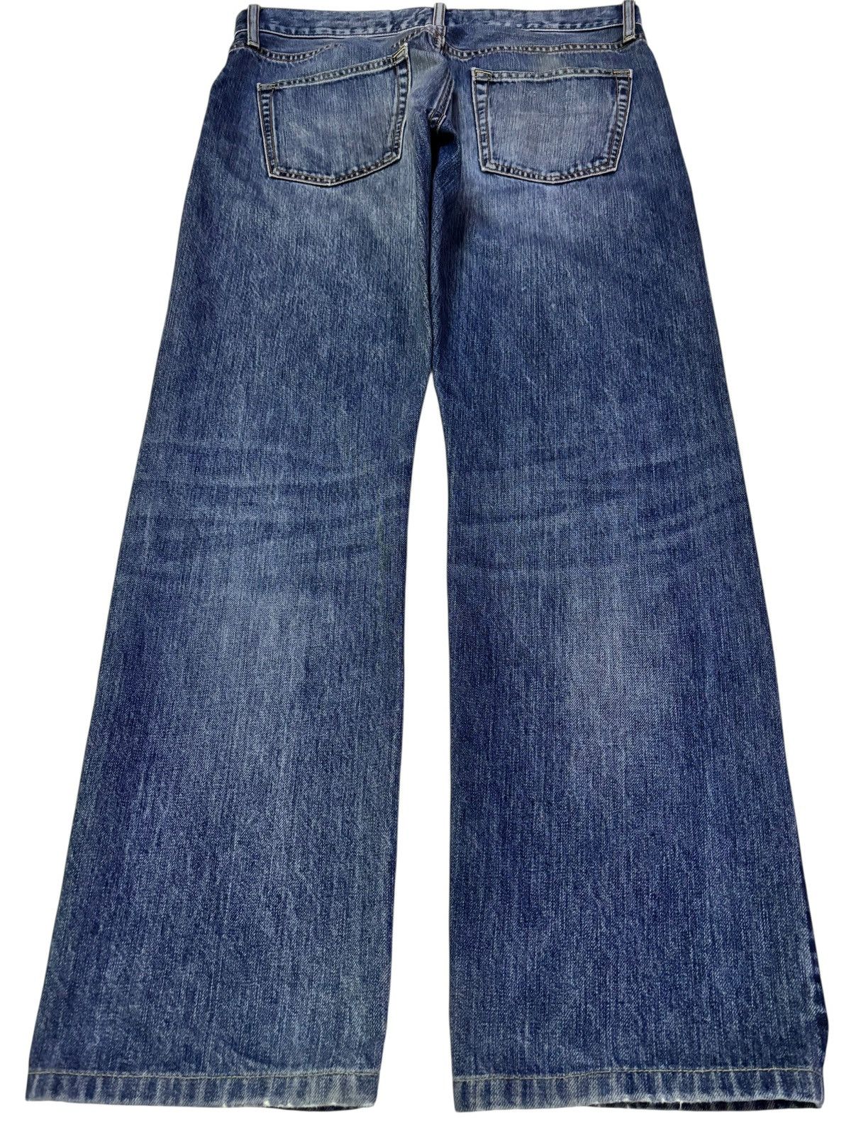 Japanese Brand Vtg Kaihara Denim Uniqlo Selvedge Jeans Size US 33 - 3 Thumbnail