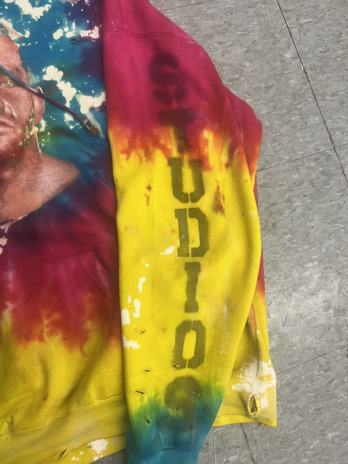 Rap Tees Westside Gunn x Rebirth Studios SIGNED Tie Dye Benoit Hoodie Size US XL / EU 56 / 4 - 6 Thumbnail