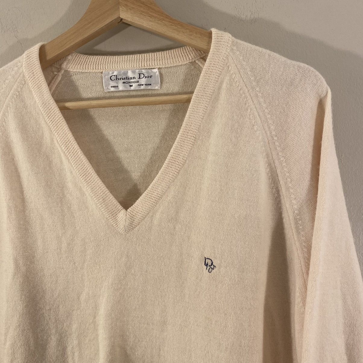 Vintage Christian Dior Cashmere Sweater Medium