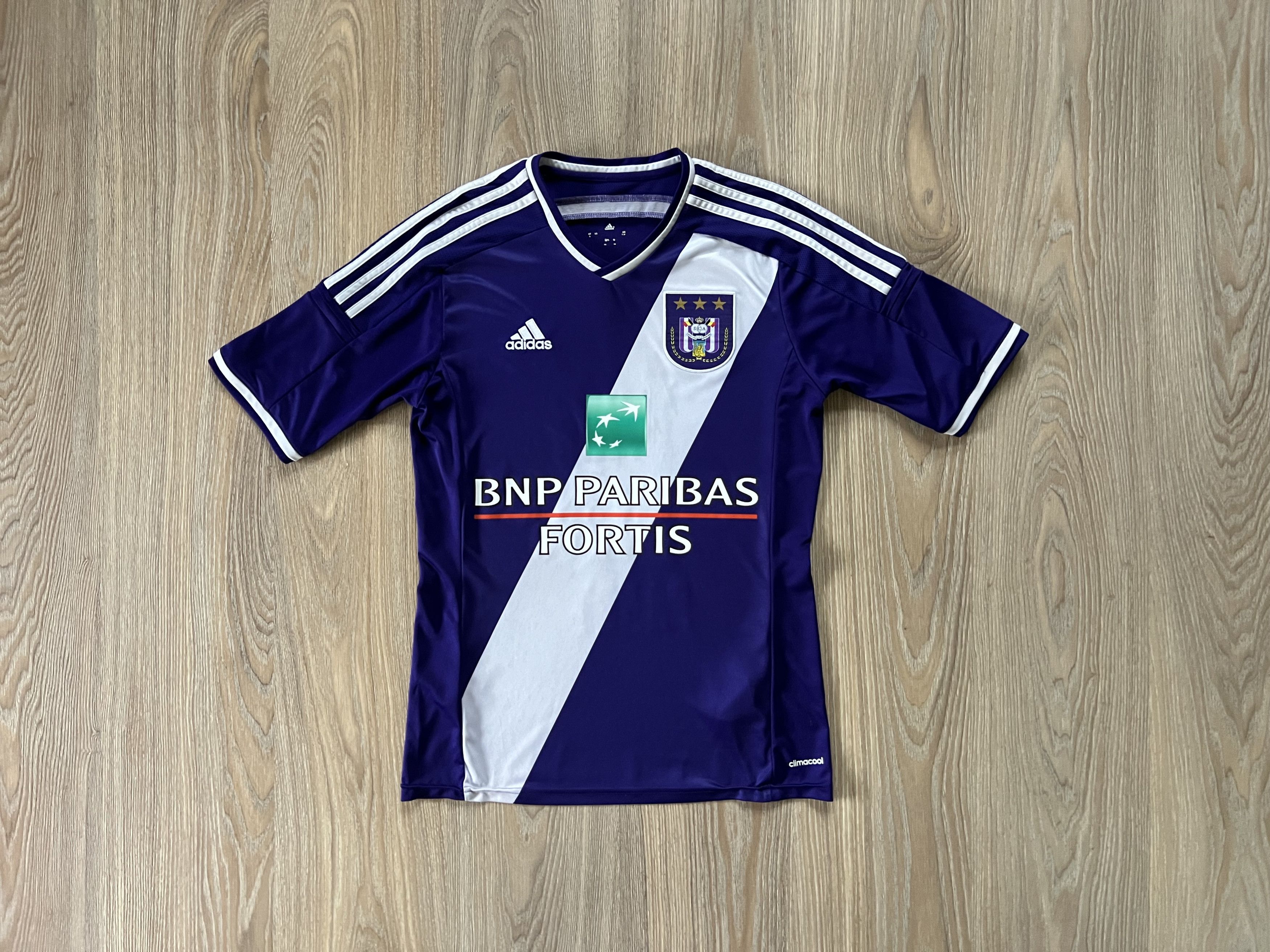 Adidas Adidas Anderlecht Home Shirt #10 Praet 2014-2015 Size US S / EU 44-46 / 1 - 1 Thumbnail