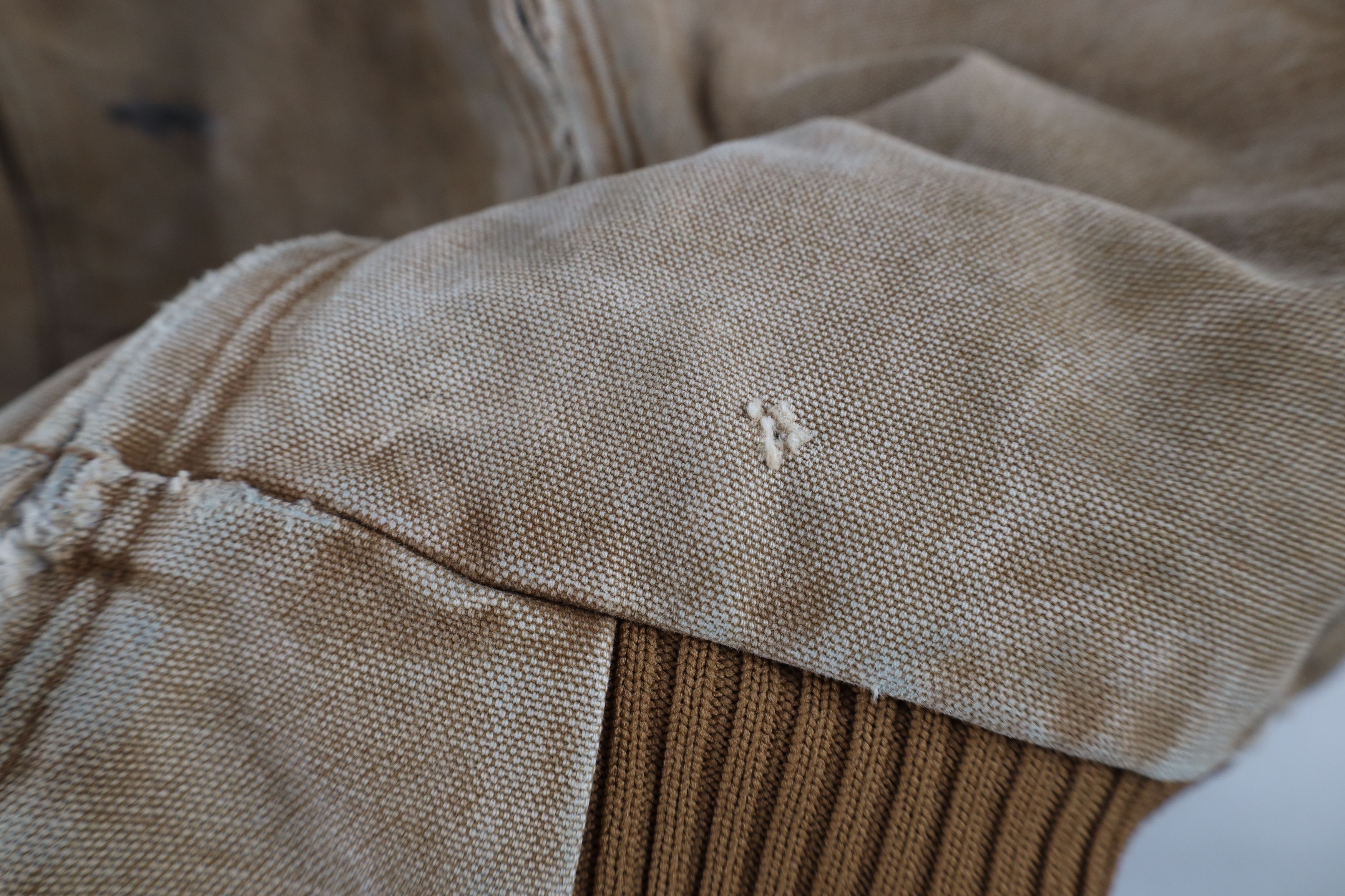 Carhartt Vintage Y2K Carhartt Quilted Hooded Canvas Jacket Duck Brown Size US L / EU 52-54 / 3 - 6 Thumbnail