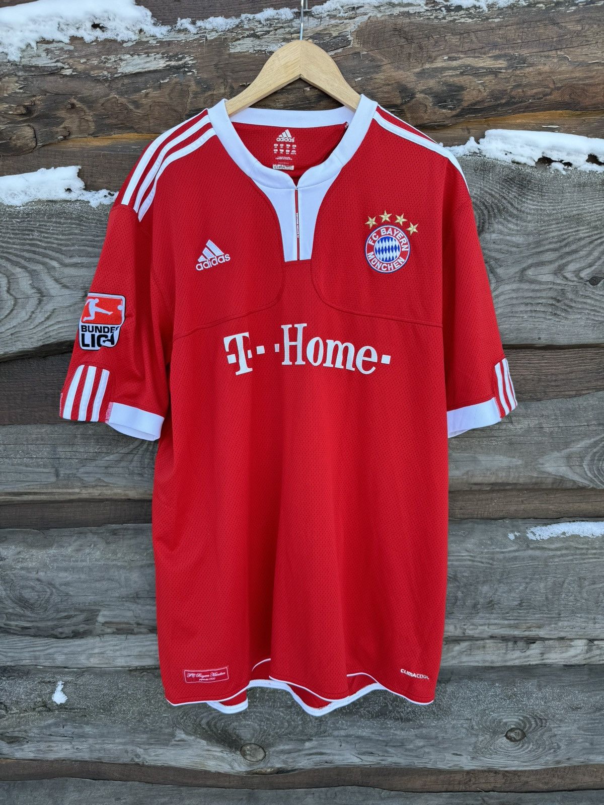 Adidas × Vintage 2009 Adidas Bayern Munich #44 Tumoshchuk vintage jersey Size US XXL / EU 58 / 5 - 1 Thumbnail