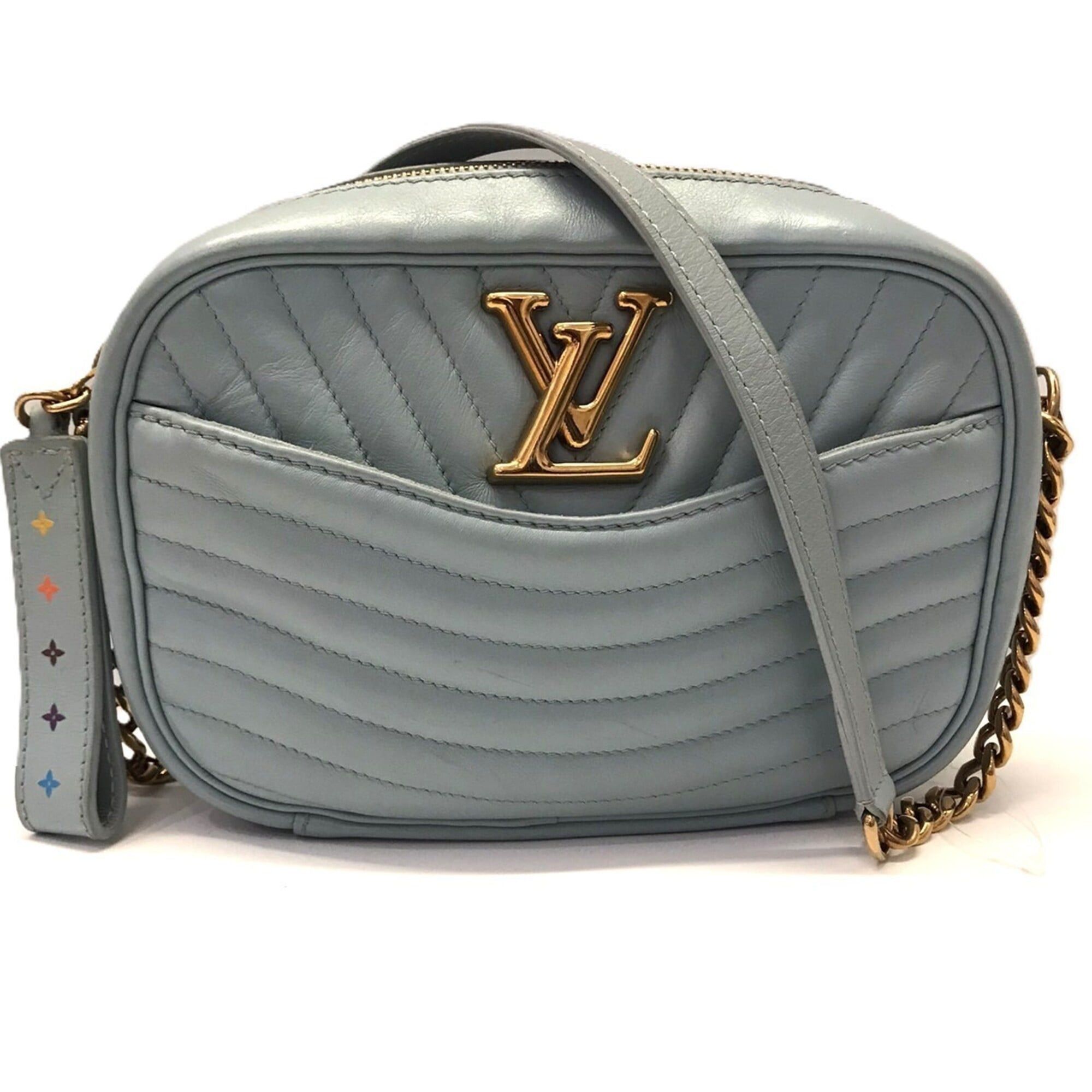 Louis Vuitton Louis Vuitton New Wave Camera Bag Shoulder Leather Blue LV M55329 LOUIS VUITTON Size ONE SIZE - 1 Thumbnail