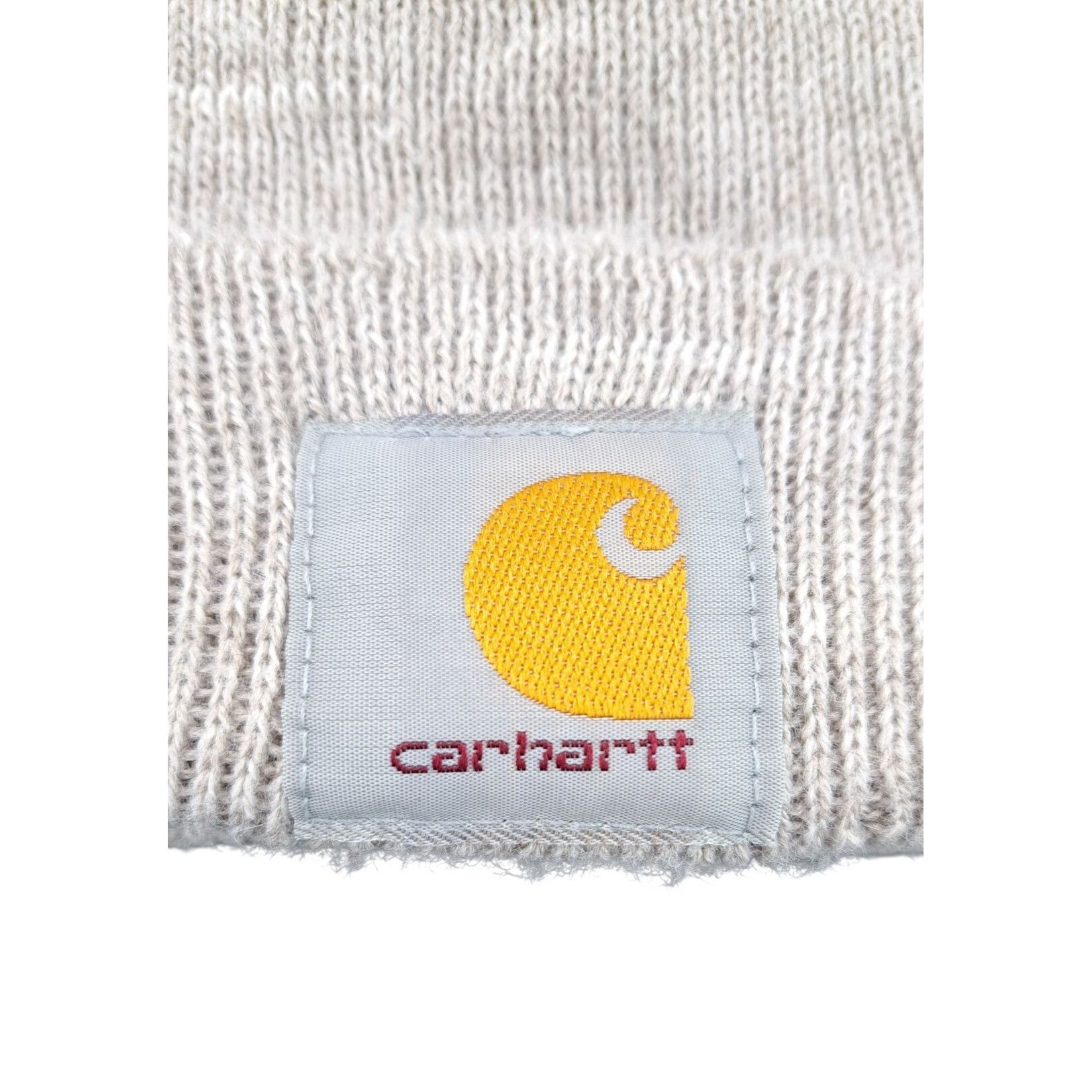 Carhartt Carhartt Acrylic Knit Beanie Tan Beige Gray Unisex Hat Cuff Size ONE SIZE - 4 Thumbnail